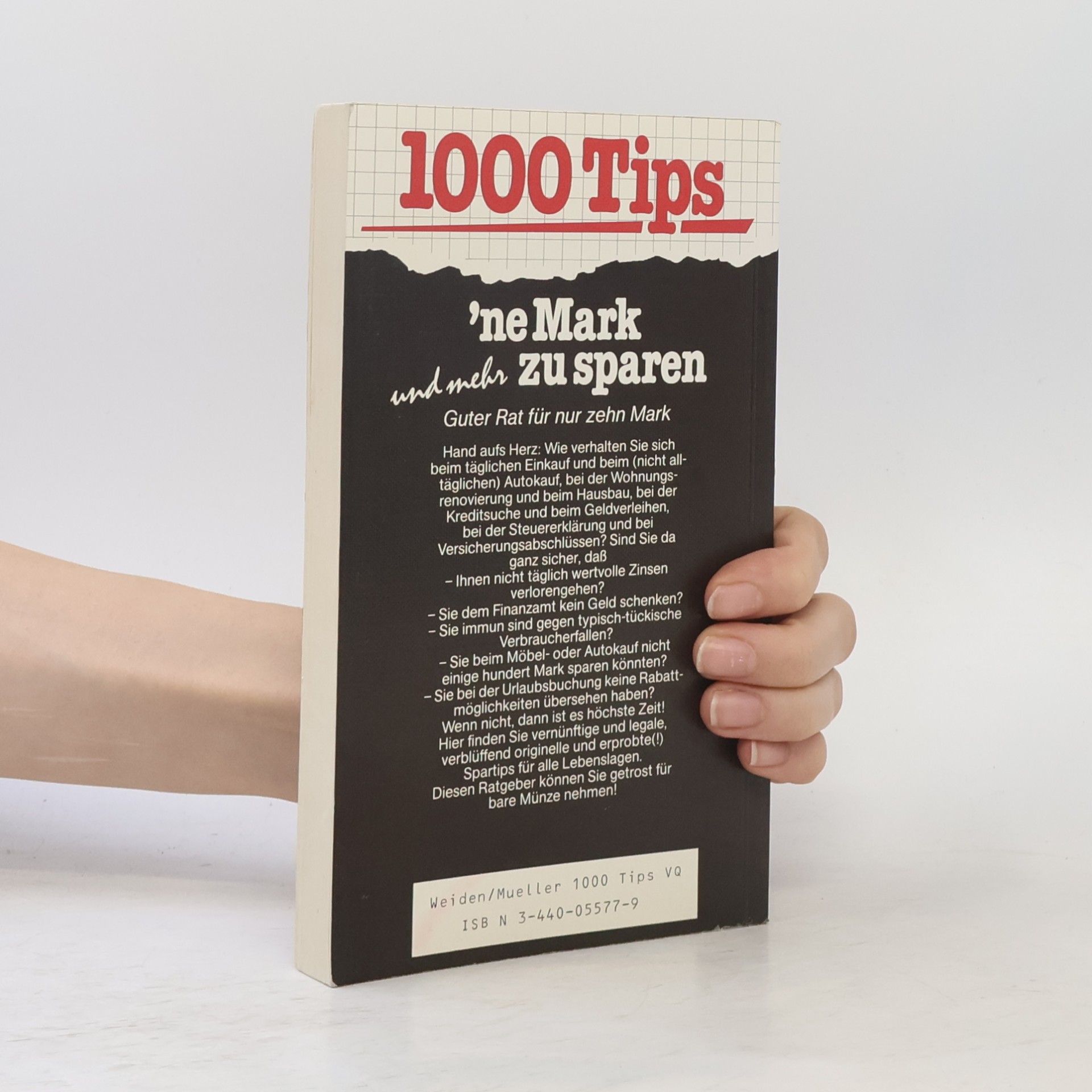 Sabine Weiden 1000 Tips 'ne Mark und mehr zu sparen