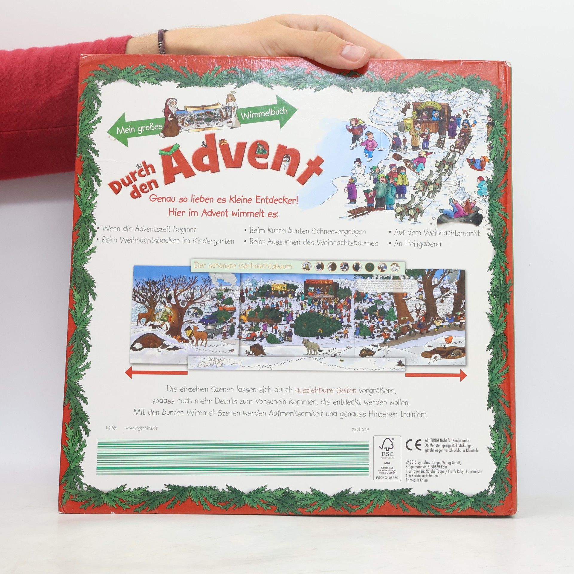 Autorenkollektiv Mein grosses Wimmelbuch Durch den Advent