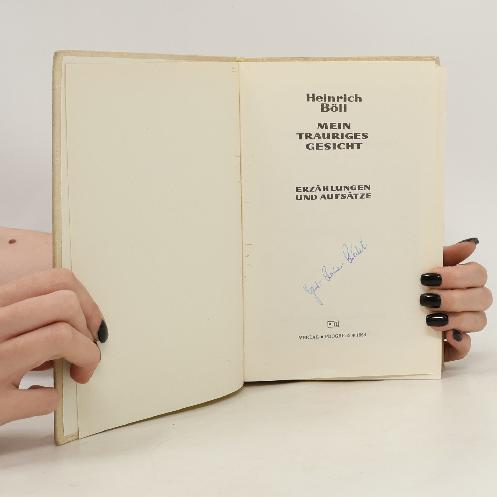 Heinrich Böll Mein trauriges Gesicht. Erzählungen und Aufsätze