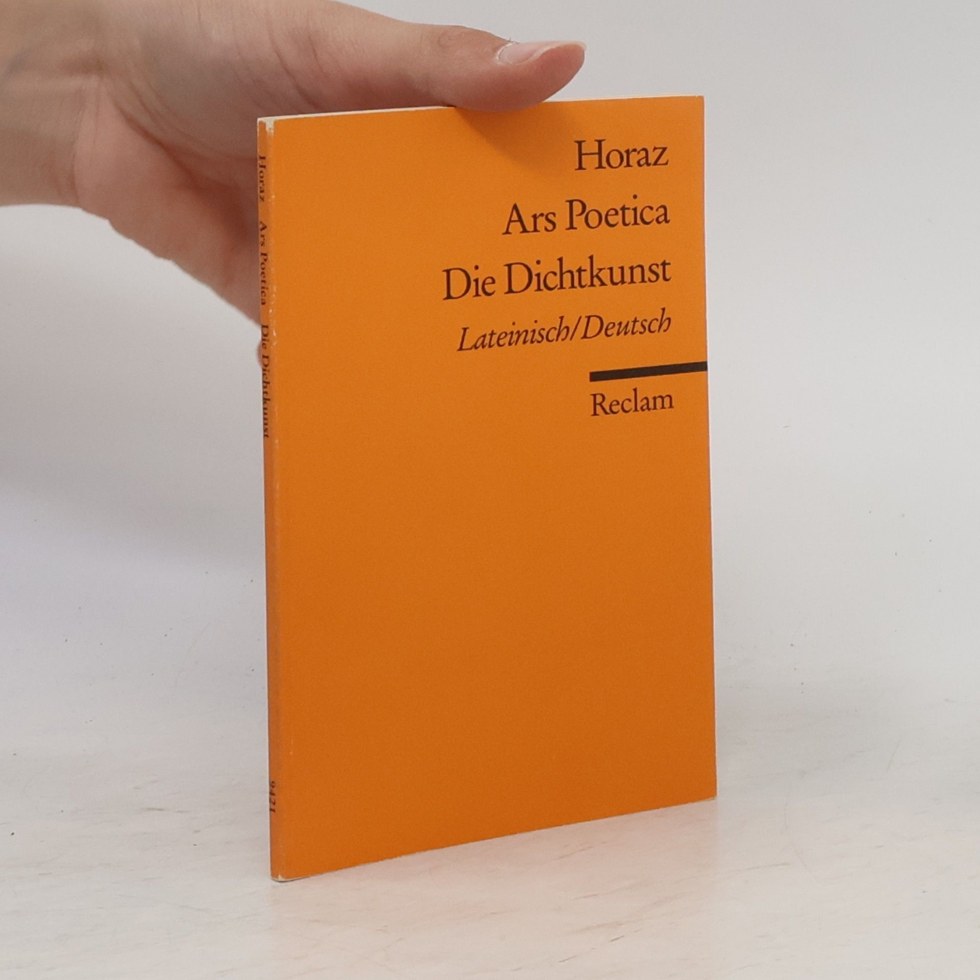 Quintus Flaccus Horatius Ars Poetica / Die Dichtkunst