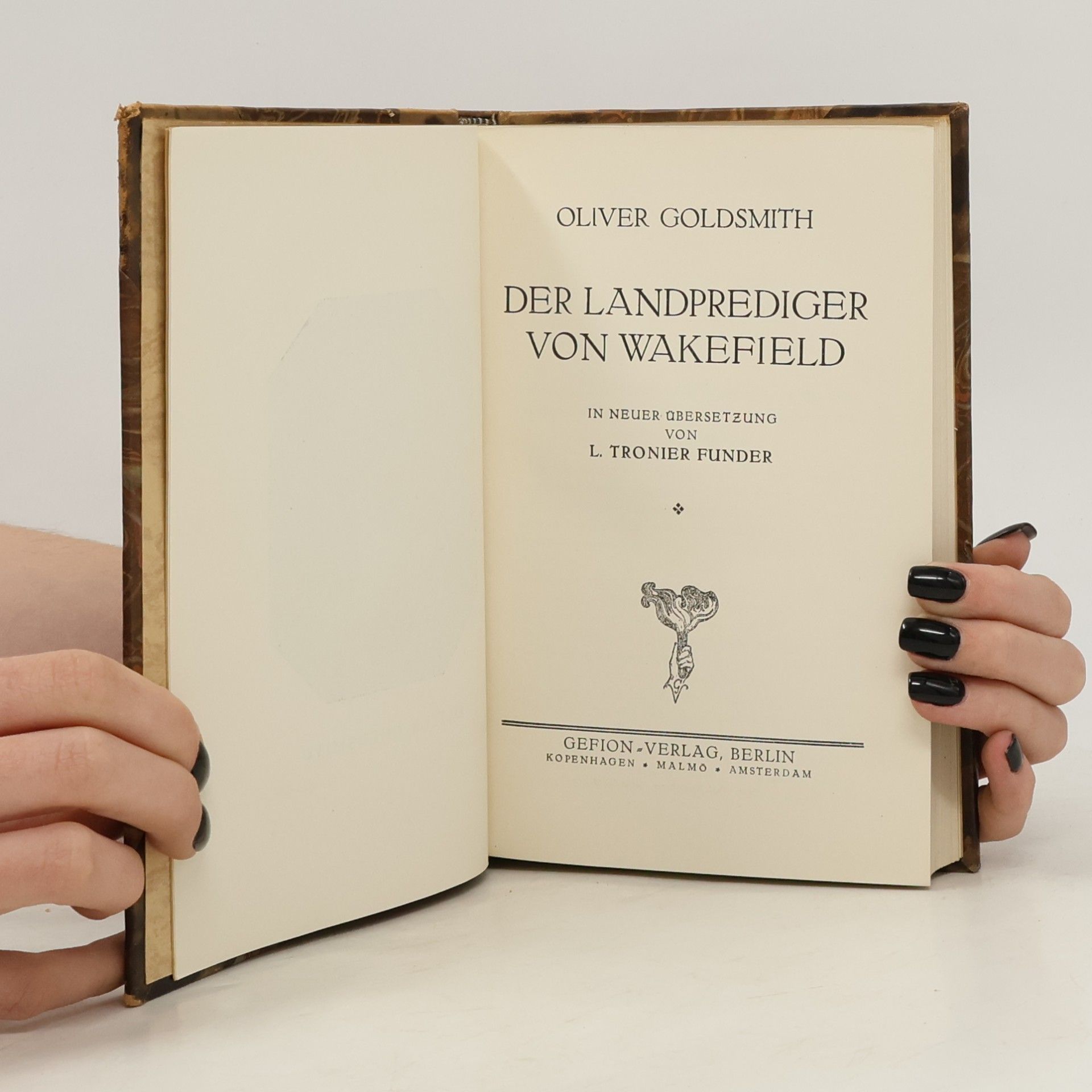 Oliver Goldsmith Der Landprediger von Wakefield