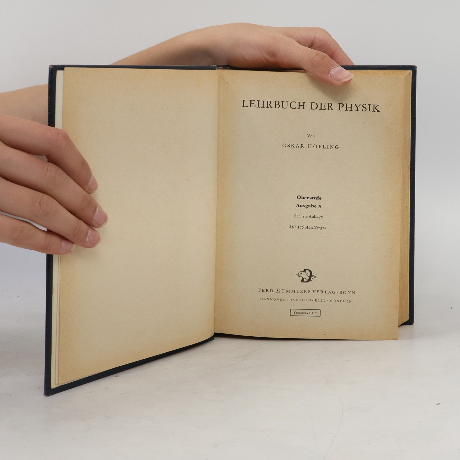 Oskar Höfling Lehrbuch der Physik