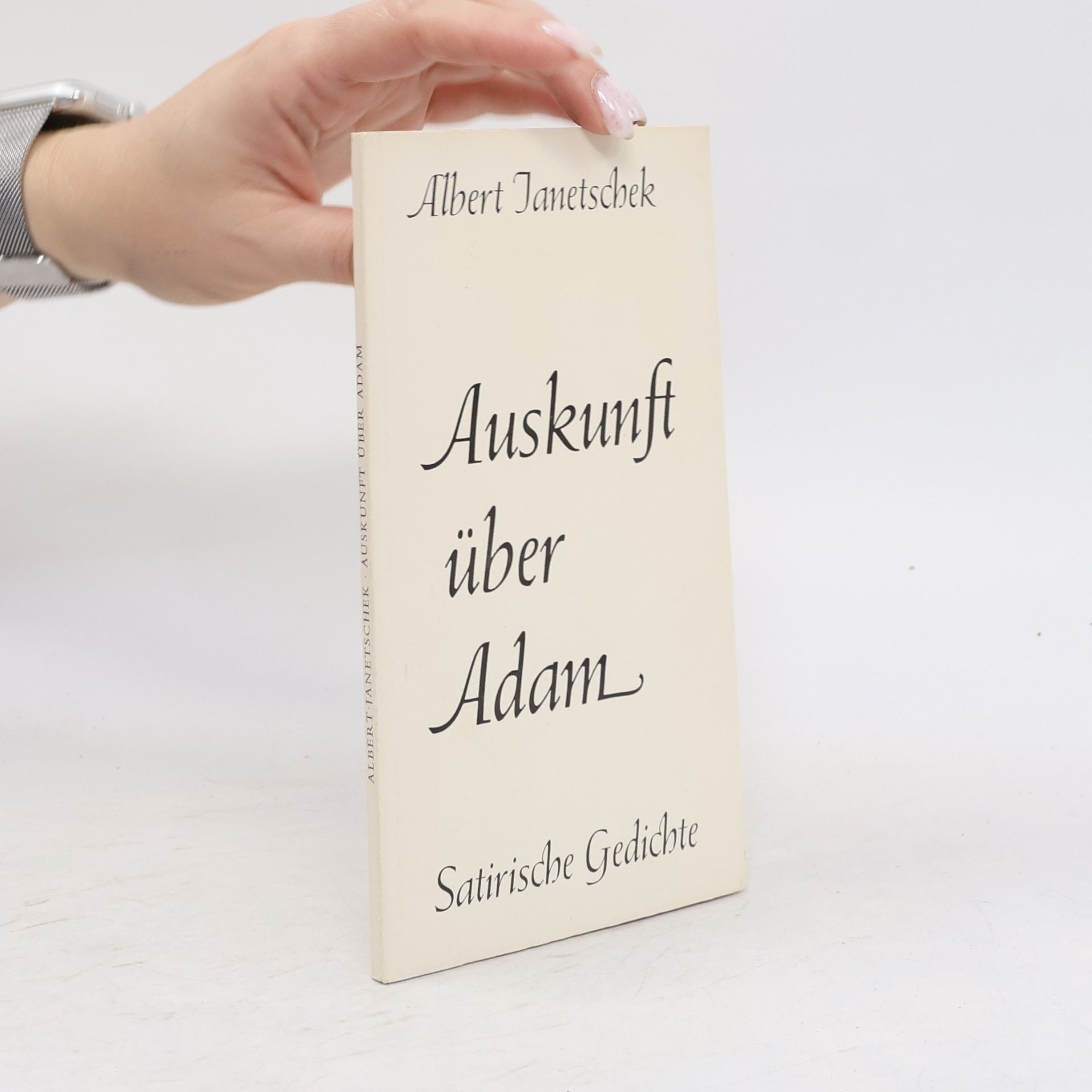 Albert Janetschek Auskunft über Adam