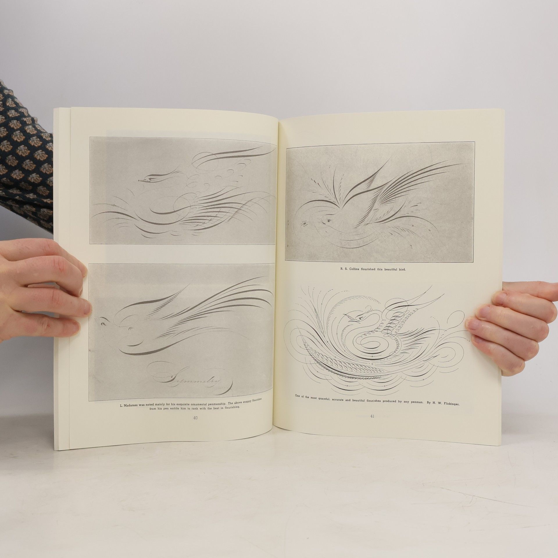 E. A. Lupfer Ornate Pictorial Calligraphy