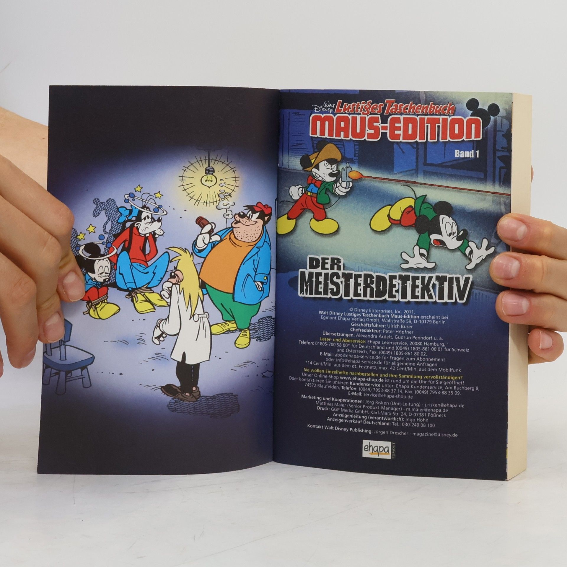 Walt Disney Lustiges Taschenbuch Maus-Edition 1. Der Misterdetektiv
