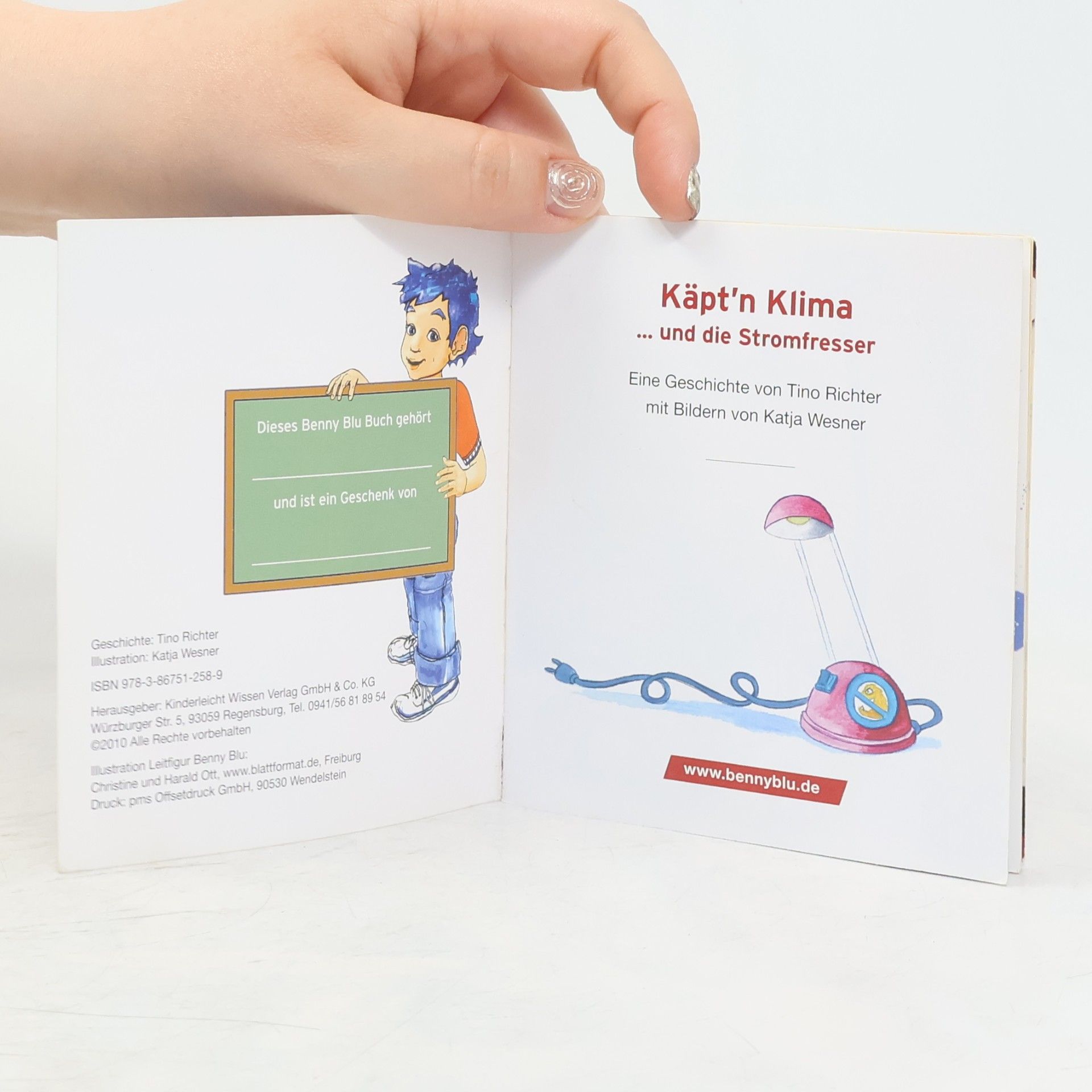 Tino Richter Benny Blu: Bambini Käpt'n Klima ...und die Stromfresser