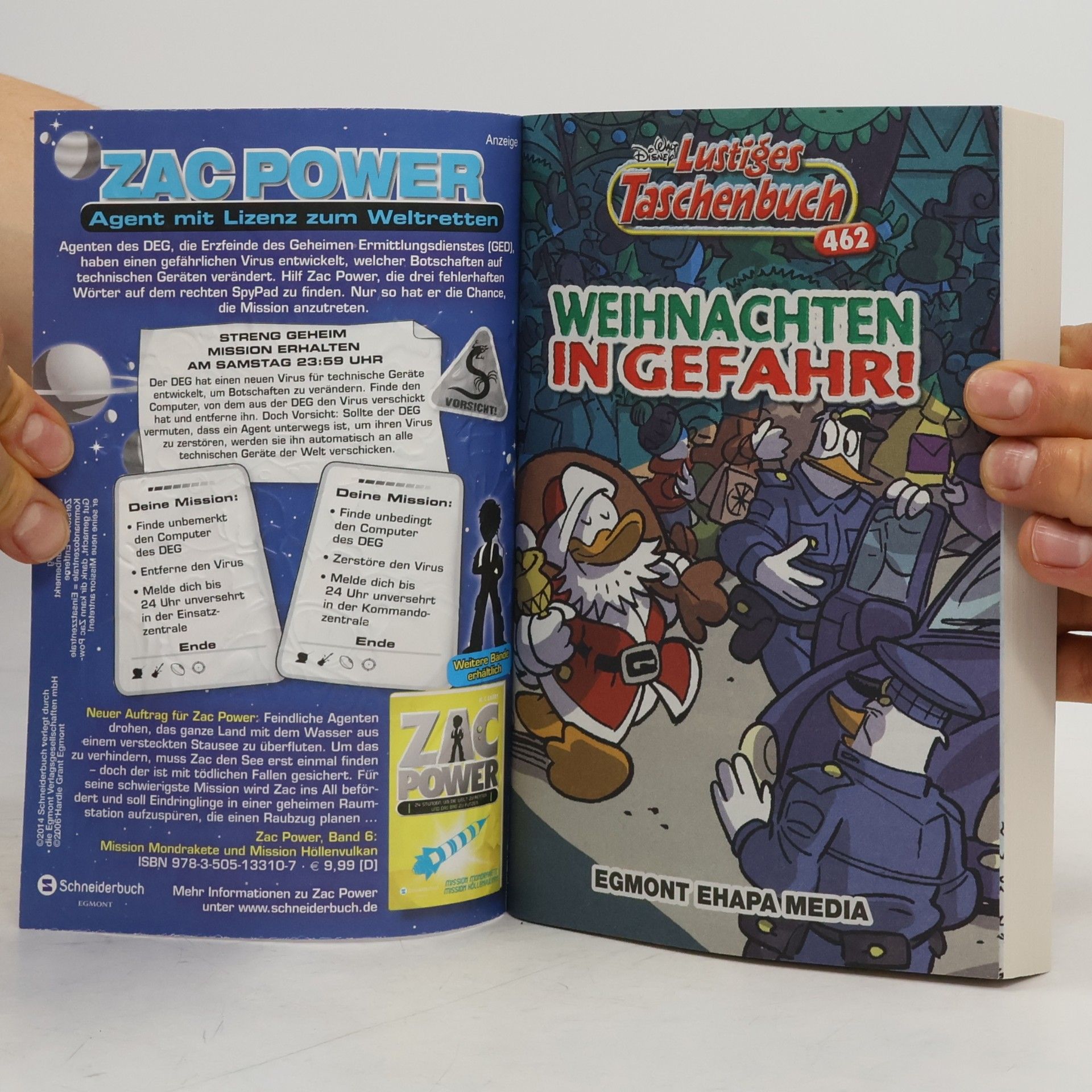 Walt Disney Lustiges Taschenbuch 462: Weihnachten in Gefahr!