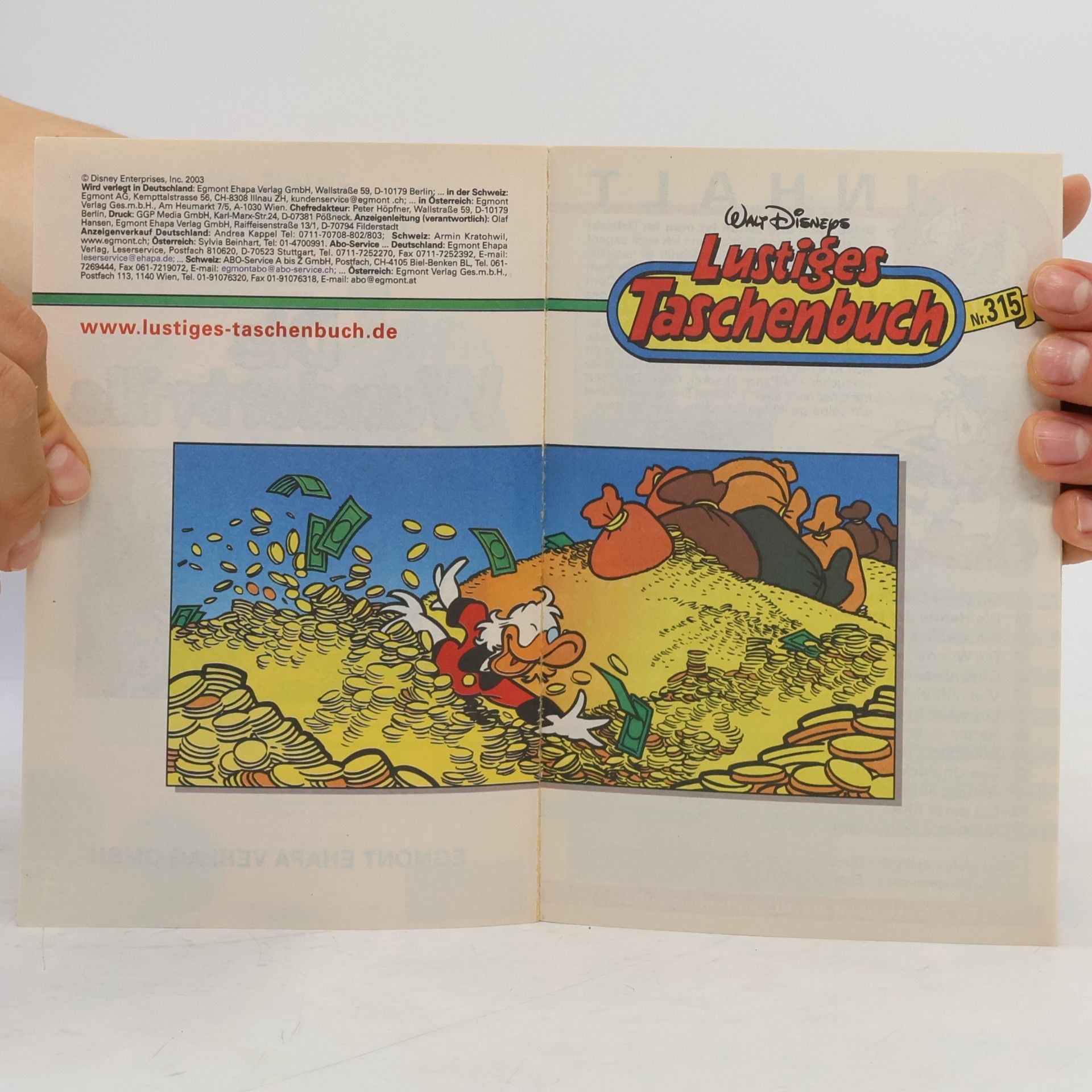 Walt Disney Lustiges Taschenbuch 315. Die Wunderbrille