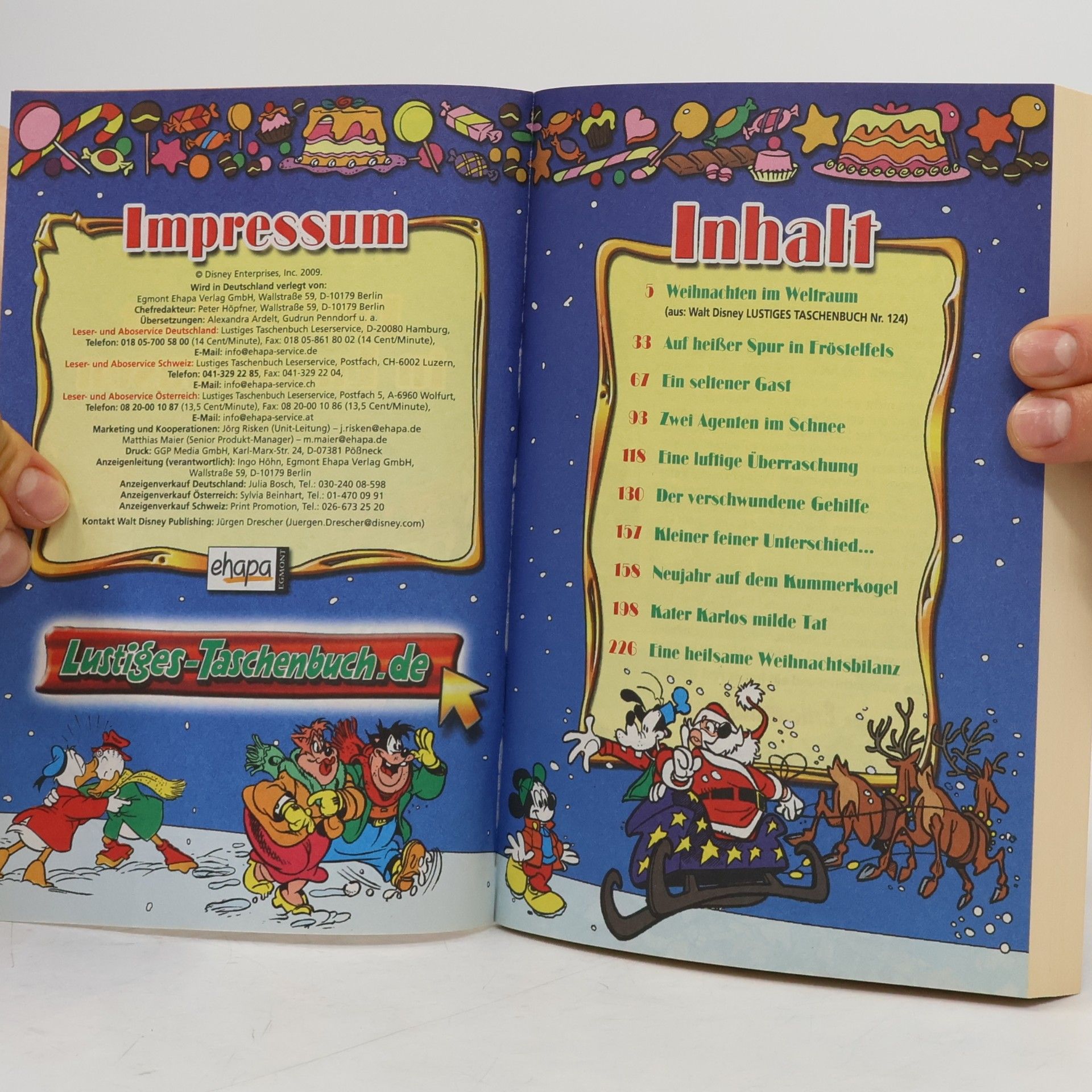 Walt Disney Weihnachten. Lustiges Taschenbuch 15