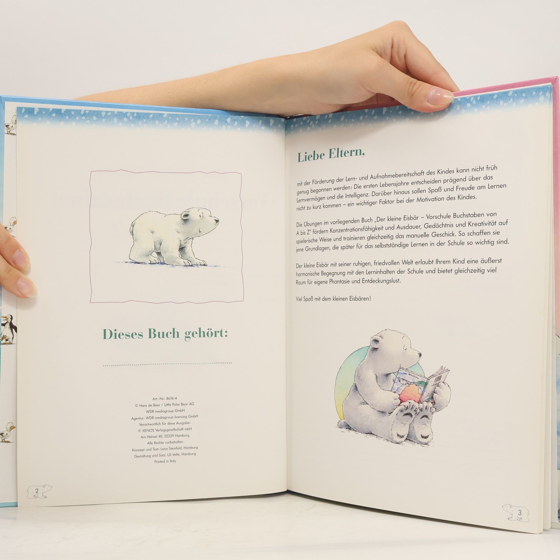 Autorenkollektiv Der kleine Eisbär. Vorschule Buchstaben von A bis Z
