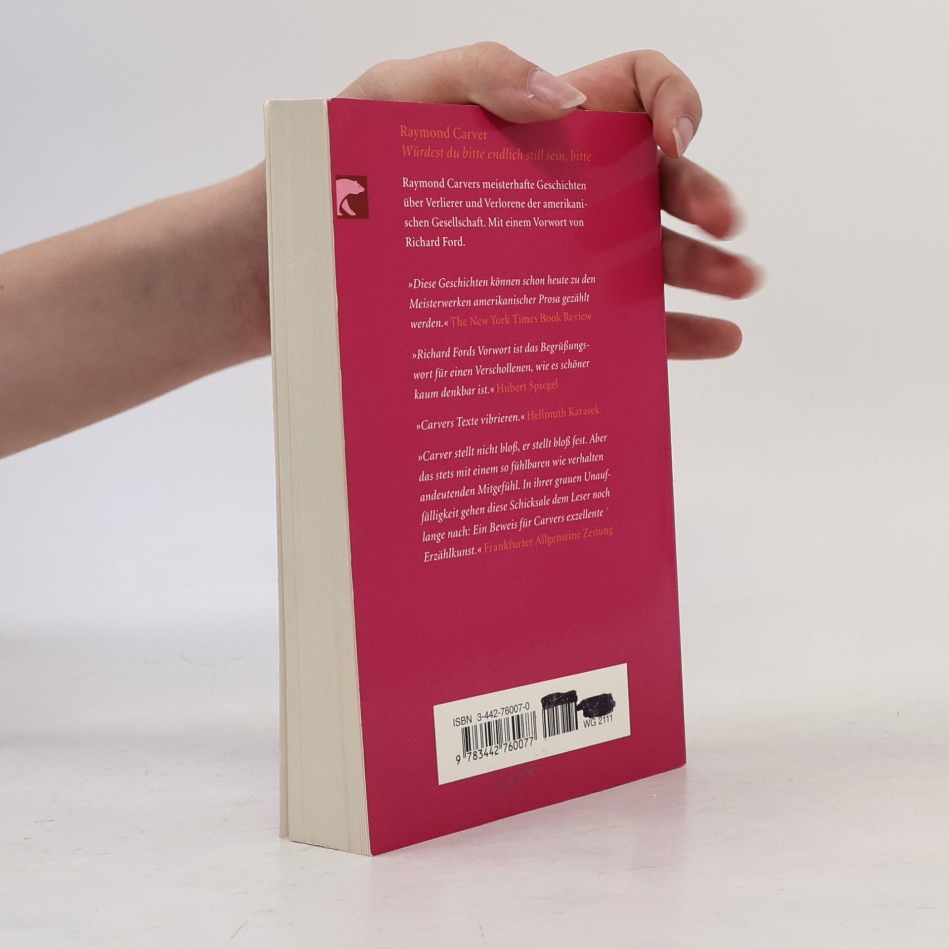 Raymond Carver Würdest du bitte endlich still sein, bitte