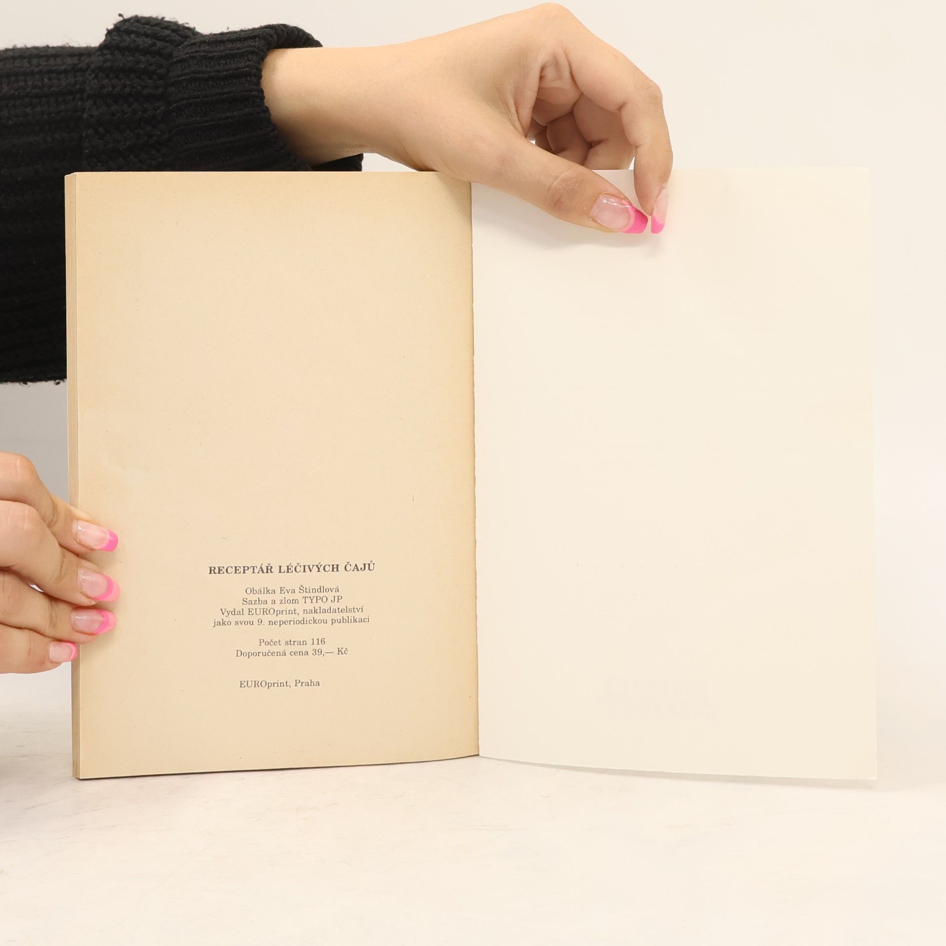 Various authors Receptář léčivých čajů