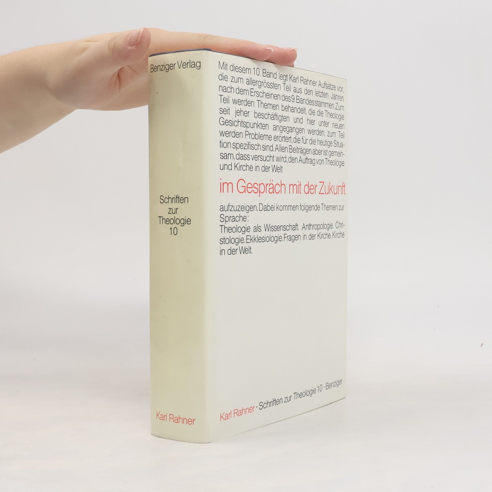 Karl Rahner Schriften zur Theologie X