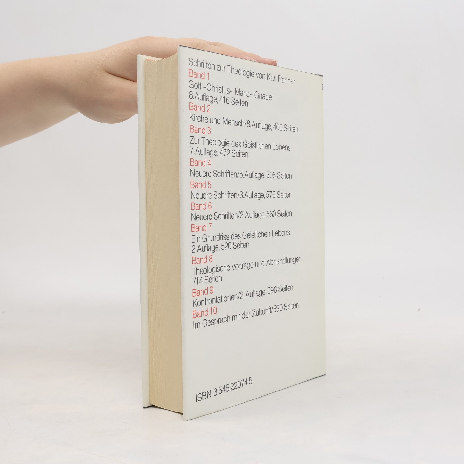 Karl Rahner Schriften zur Theologie