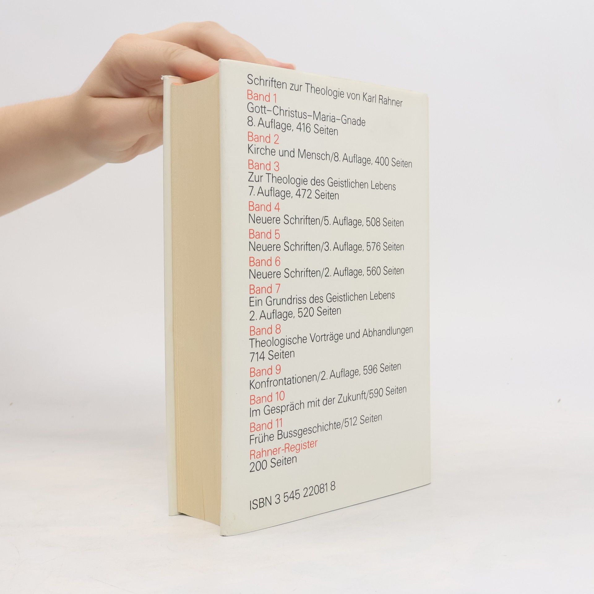 Karl Rahner Schriften zur Theologie XII