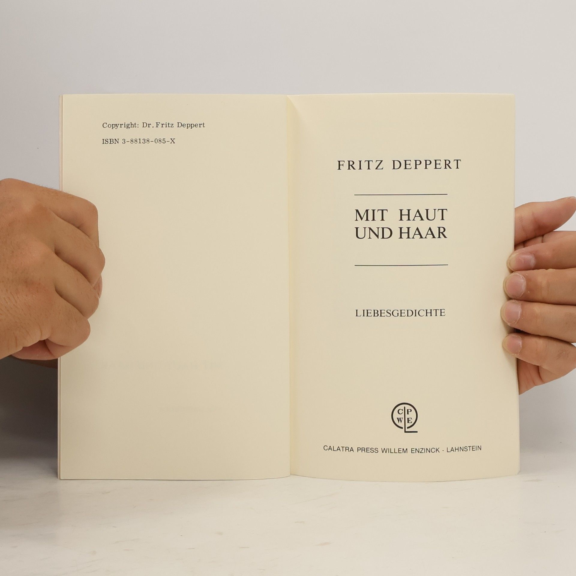 Fritz Deppert Mit Haut und Haar
