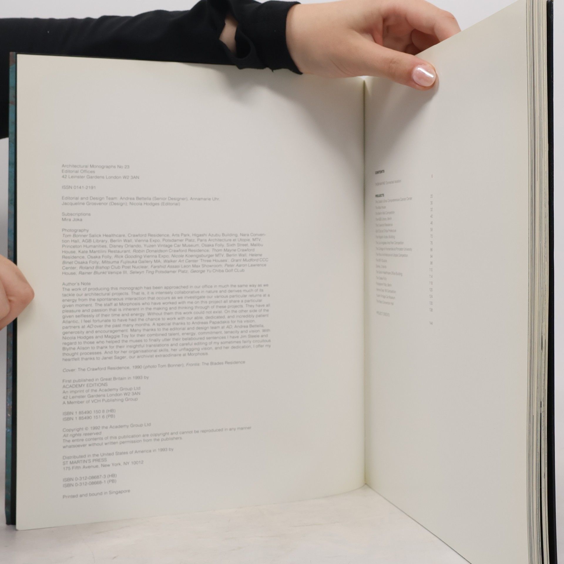 Thom Mayne Architectural Monographs - 23: Morphosis