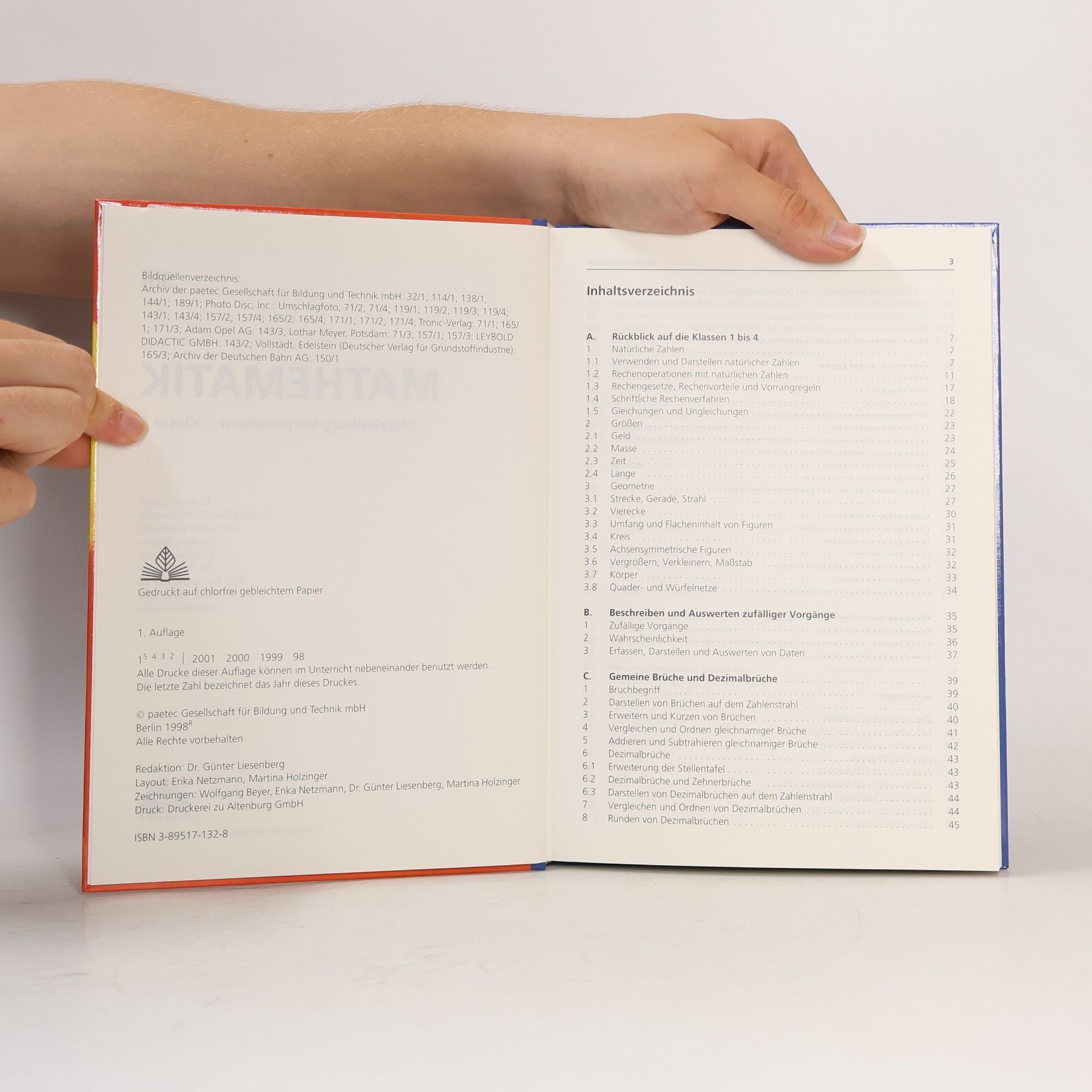 Karin Fischer Mathematik, Ausgabe Mecklenburg-Vorpommern, Lehrbuch, Klasse 5