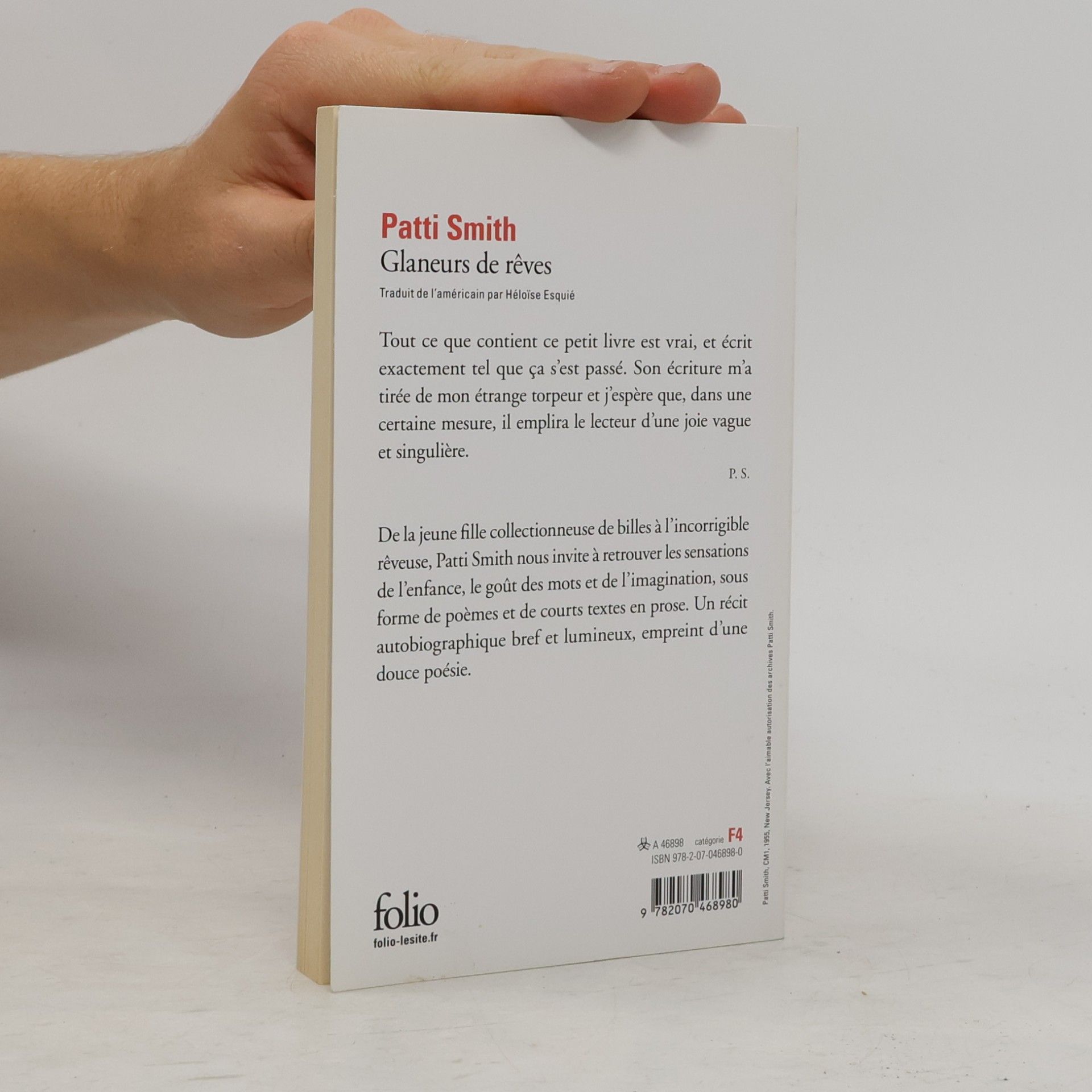 Patti Smith Folio: Glaneurs de rêves