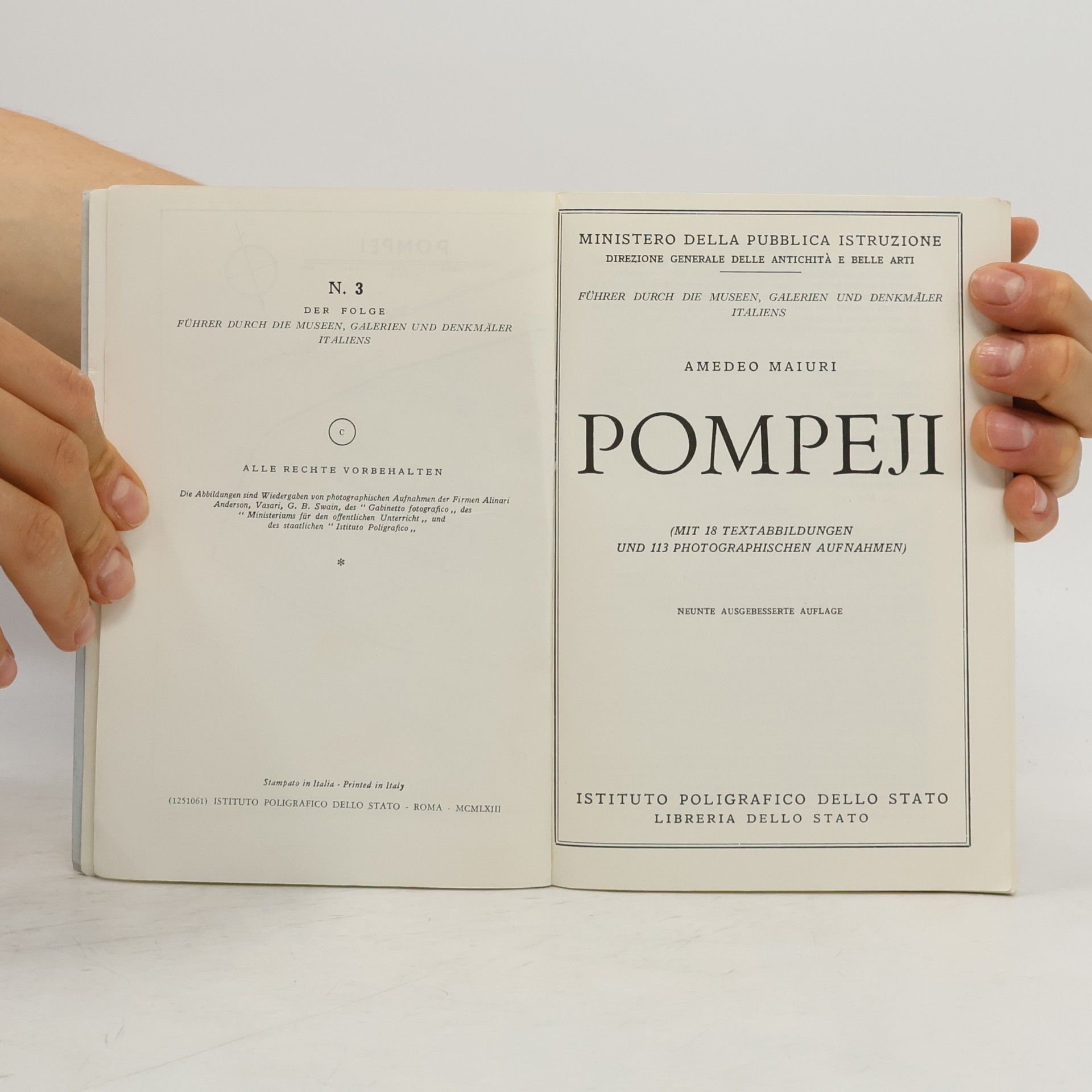 Amedeo Maiuri Pompeji