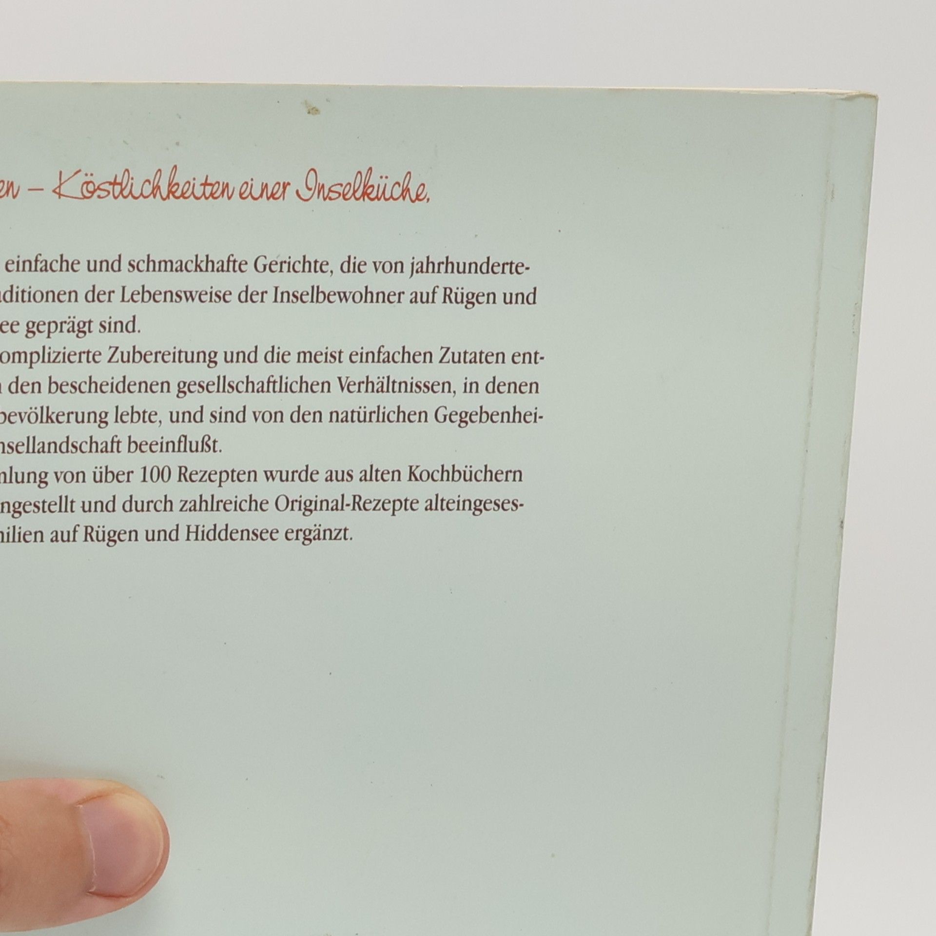 Dieter Kraatz Rügen - Köstlichkeiten einer Inselküche