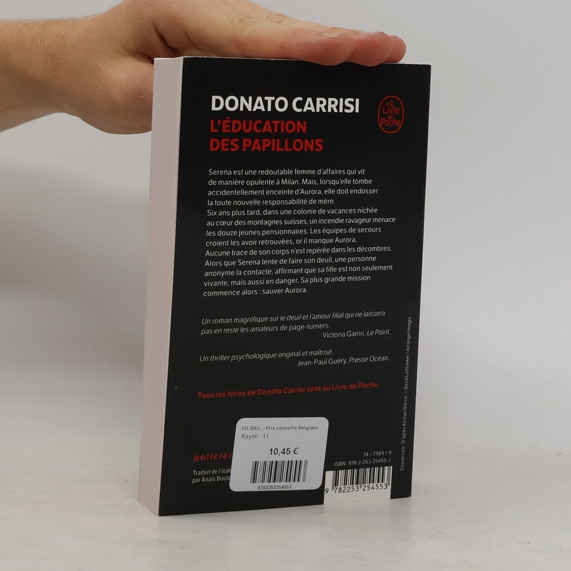 Donato Carrisi L'Éducation des papillons