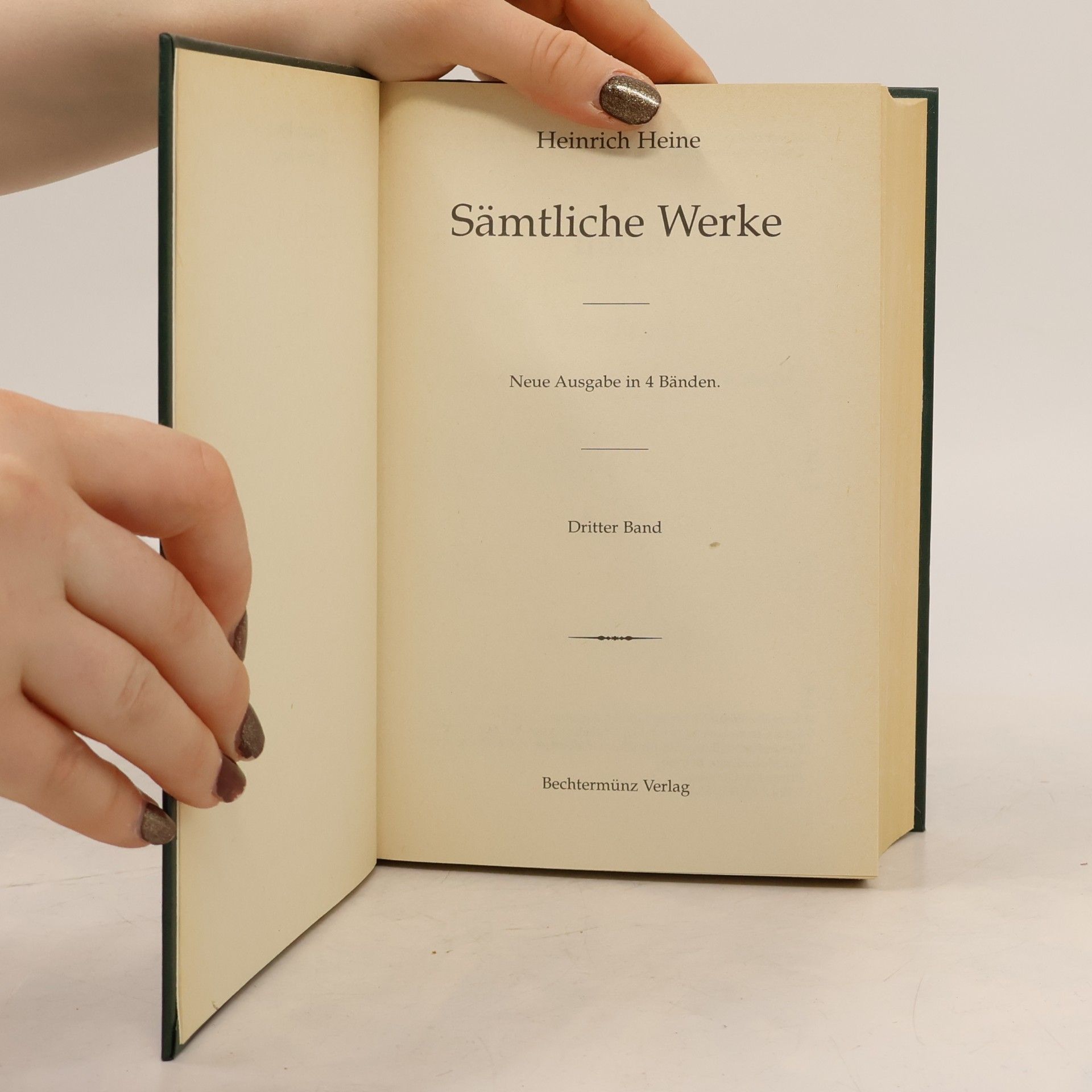 Heinrich Heine Heinrich Heine Sämtliche Werke 3