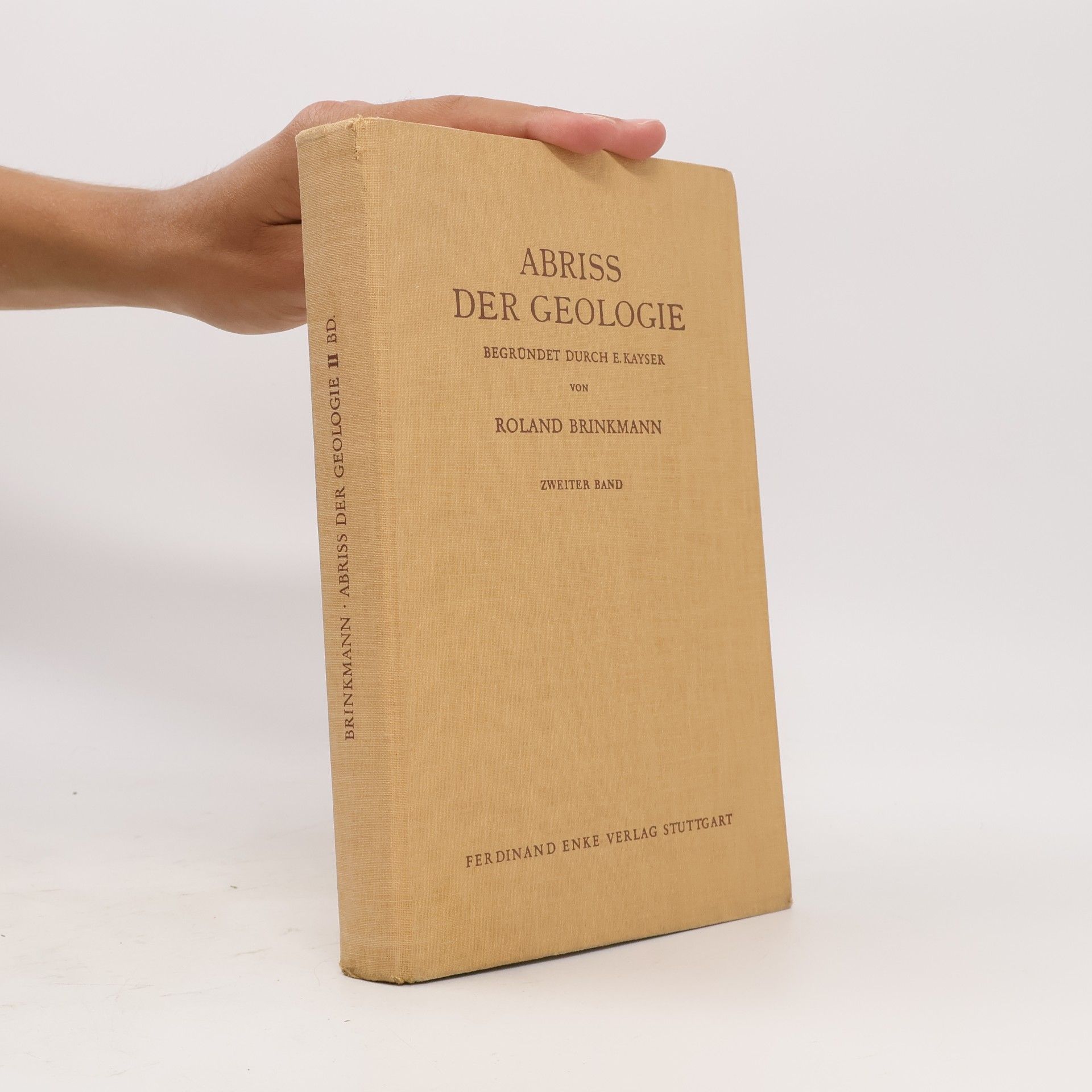 Roland Brinkmann Abriss der Geologie. Band 2