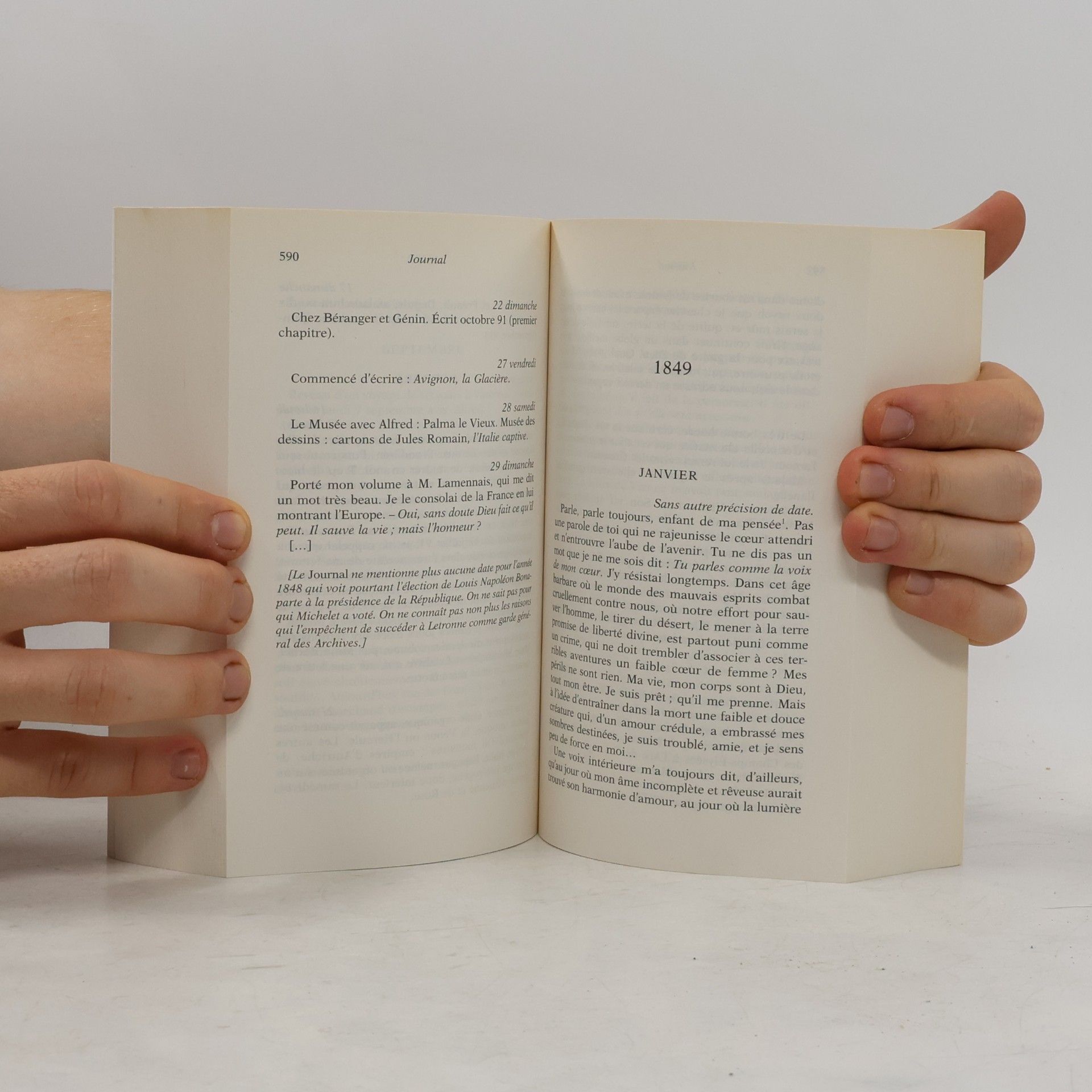Jules Michelet Folio classique: Journal