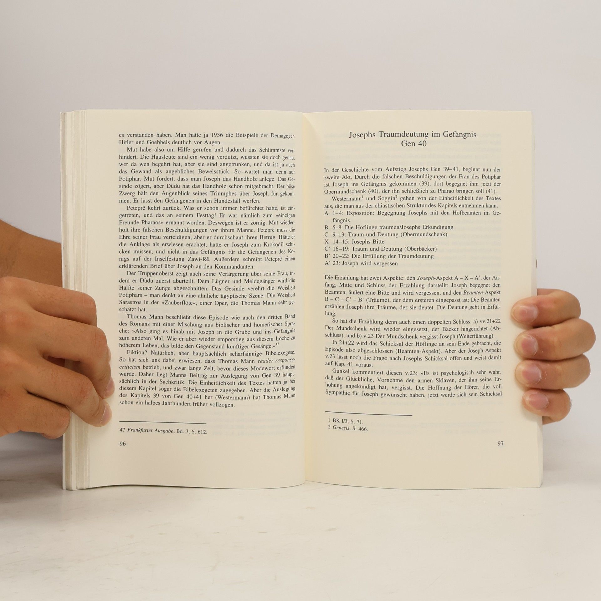 Friedemann W. Golka Joseph - Biblische Gestalt und literarische Figur. Thomas Manns Beitrag zur Bibelexegese.