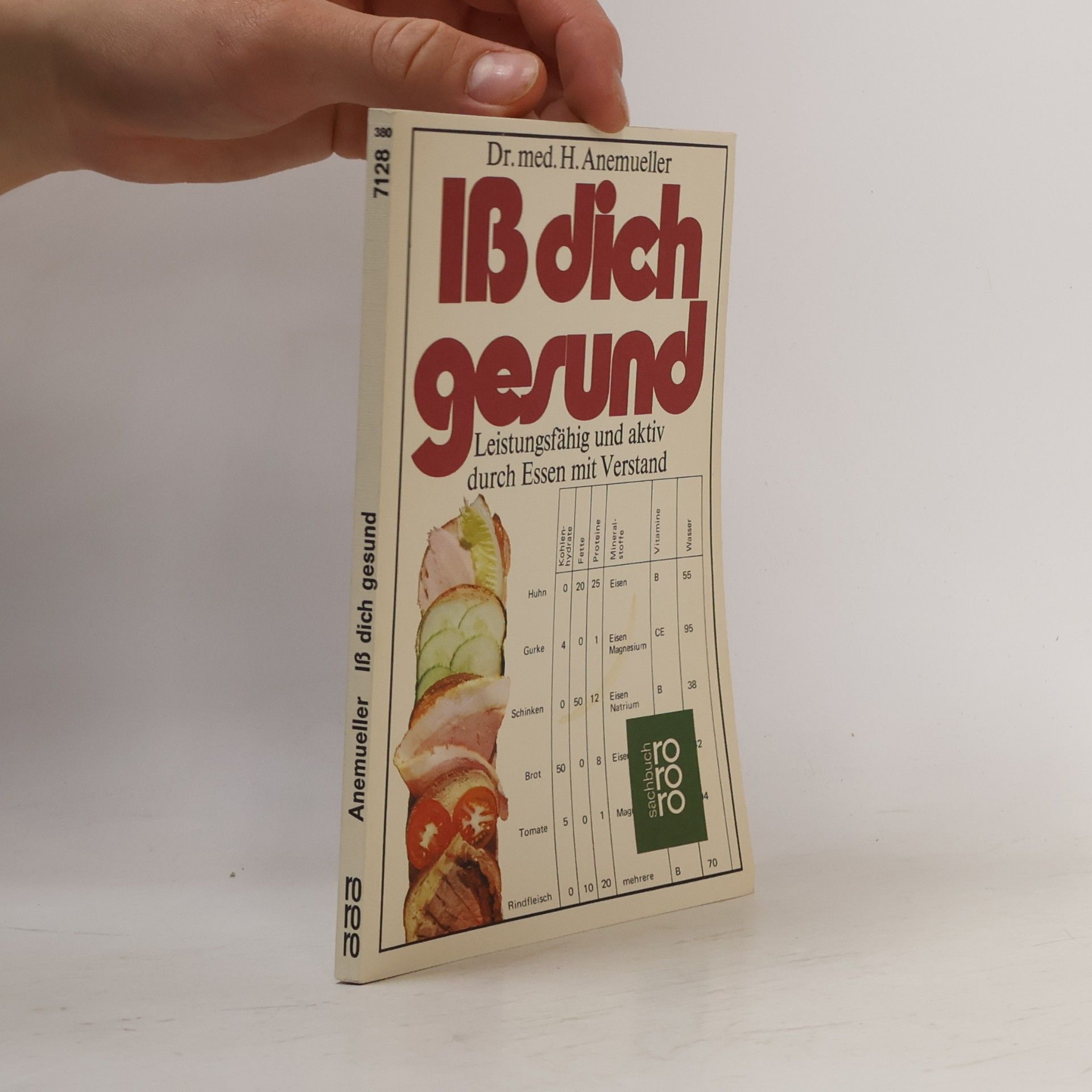 Dr. med. H. Anemueller rororo Sachbuch: Iss dich gesund