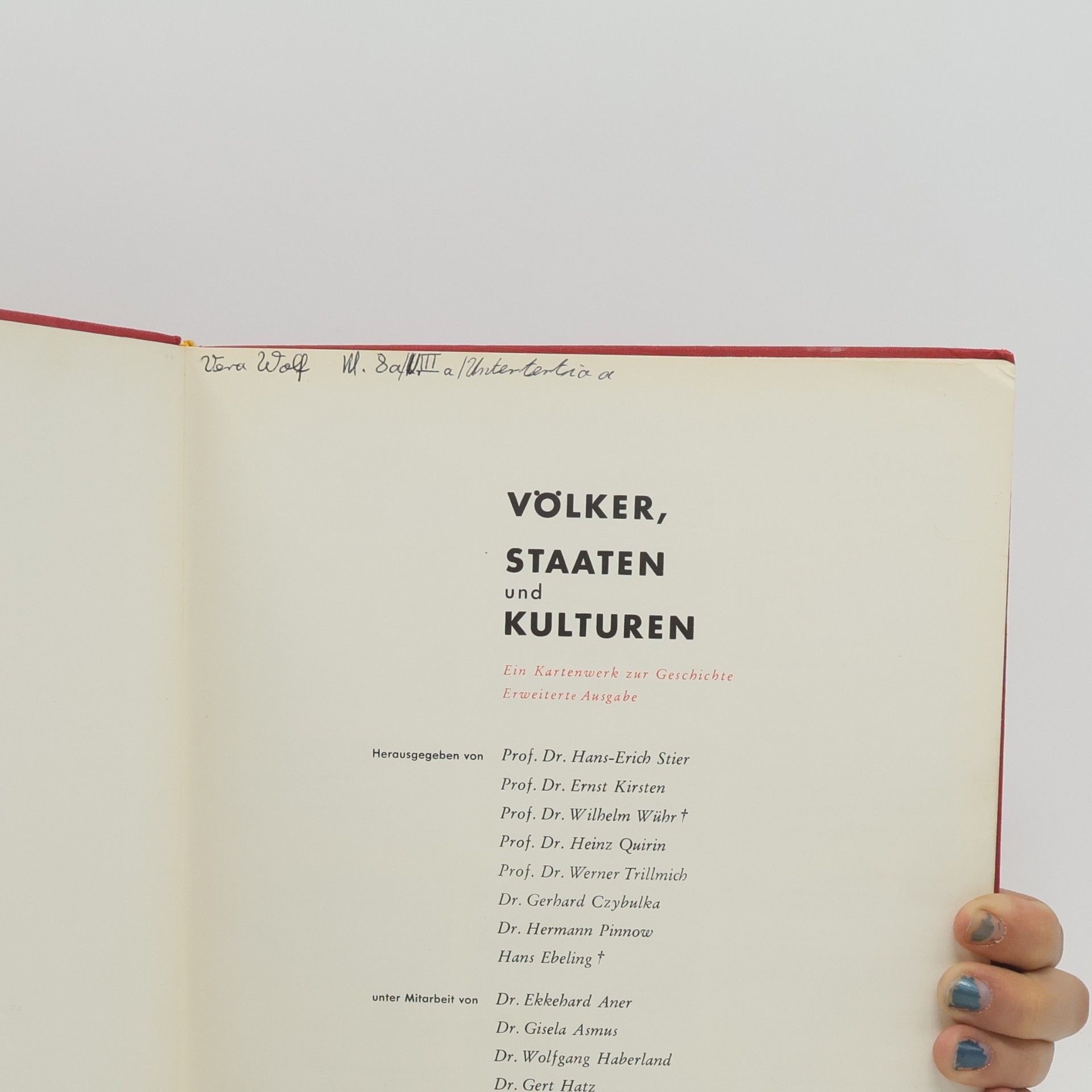 Autorenkollektiv Völker, Staaten und Kulturen: Ein Kartenwerk zur Geschichte