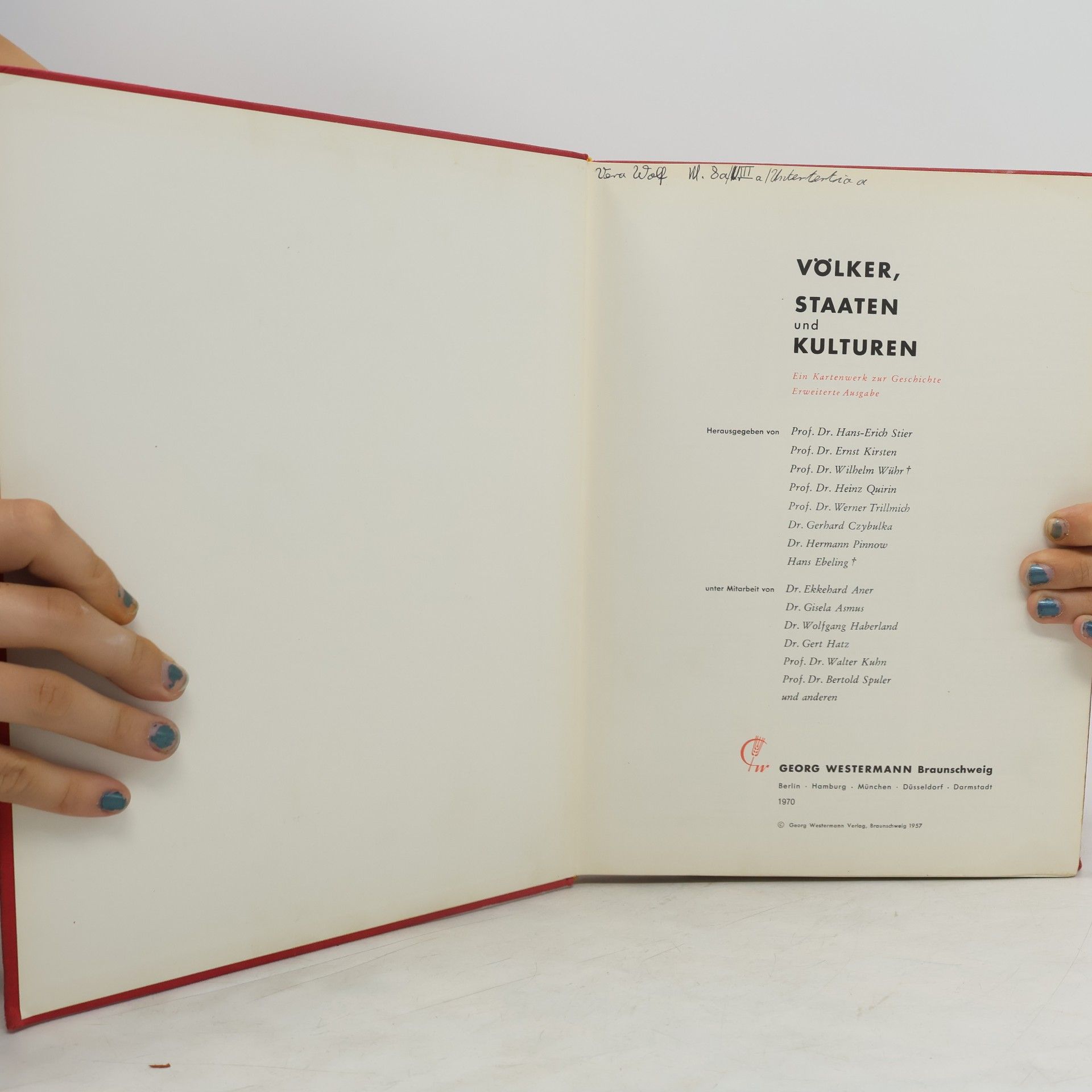 Autorenkollektiv Völker, Staaten und Kulturen: Ein Kartenwerk zur Geschichte