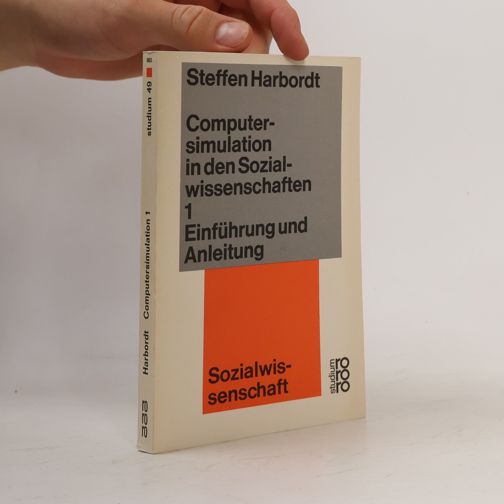Steffen Harbordt Computersimulation in den Sozialwissenschaften
