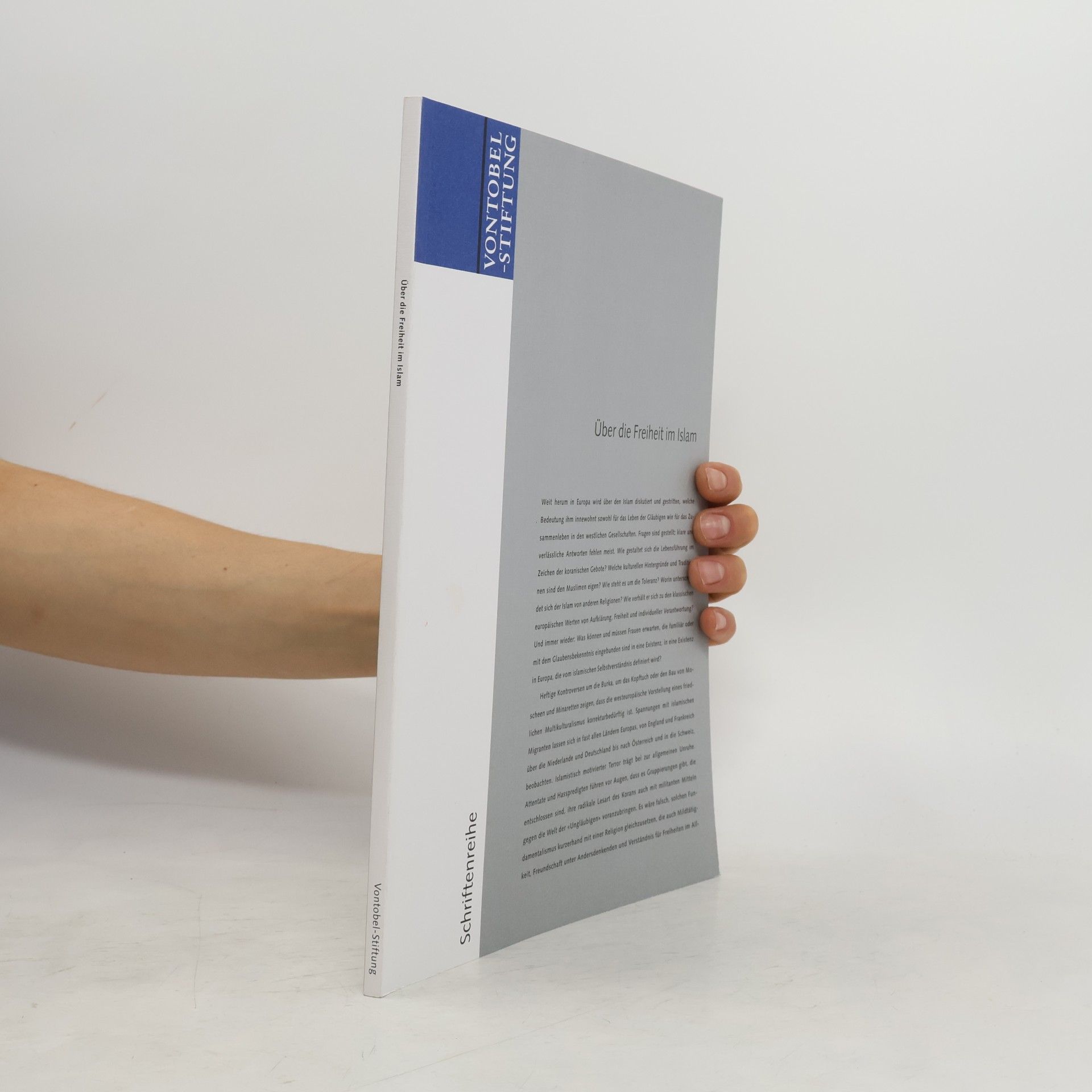 kolektiv Vontobel-Stiftung Schriftenreihe. Über die Freiheit im Islam