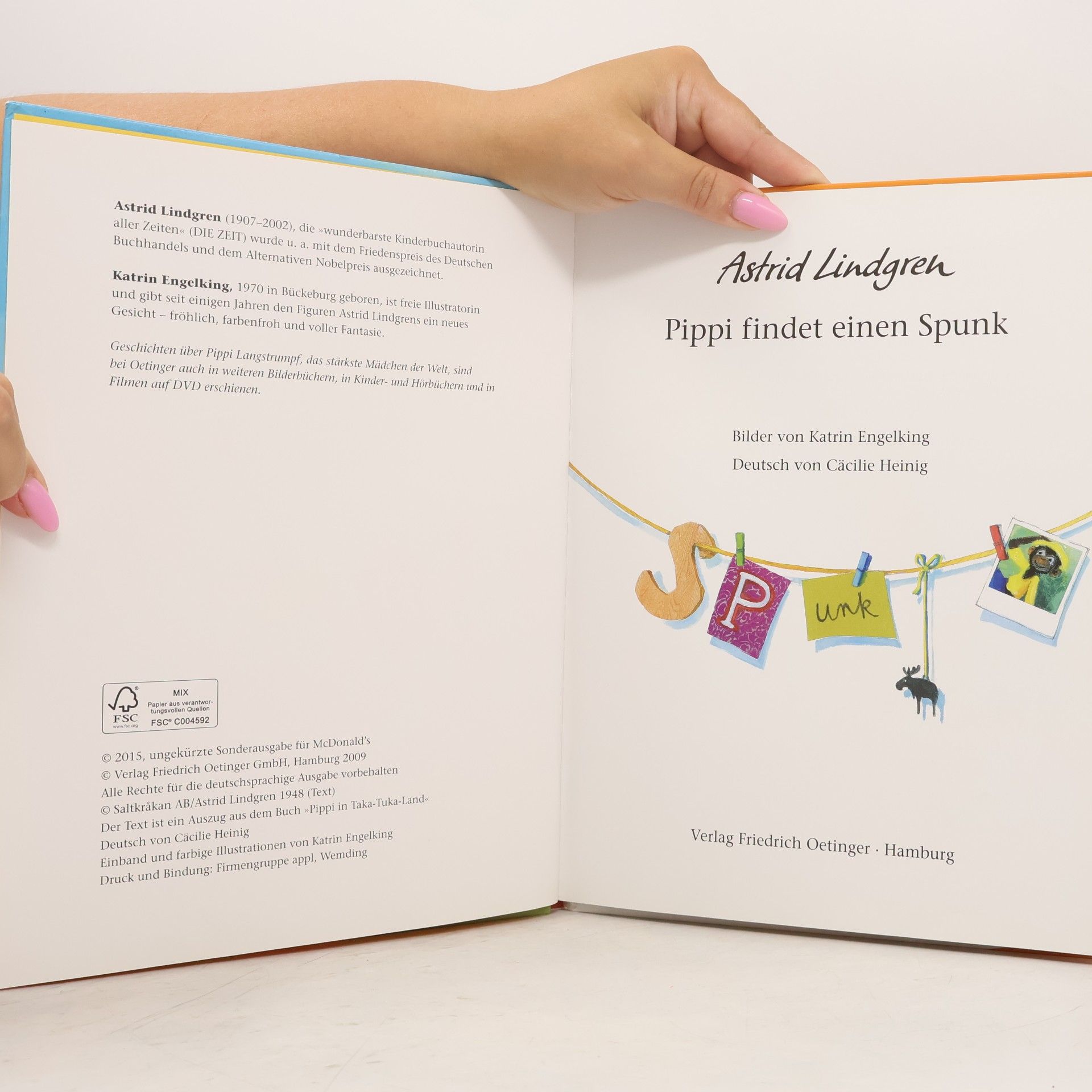 Astrid Lindgren Pippi findet einen Spunk