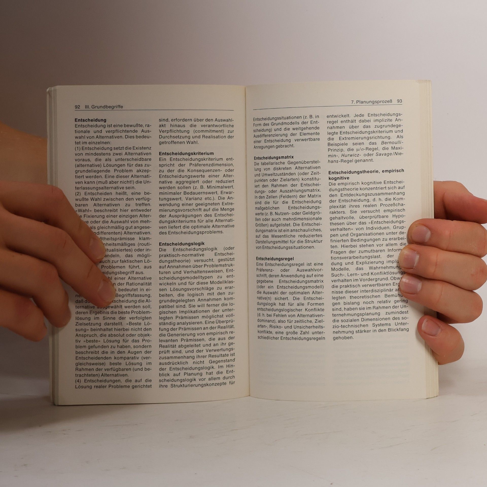 Norbert Szyperski Sammlung Poeschel - 91: Grundbegriffe der Unternehmungsplanung