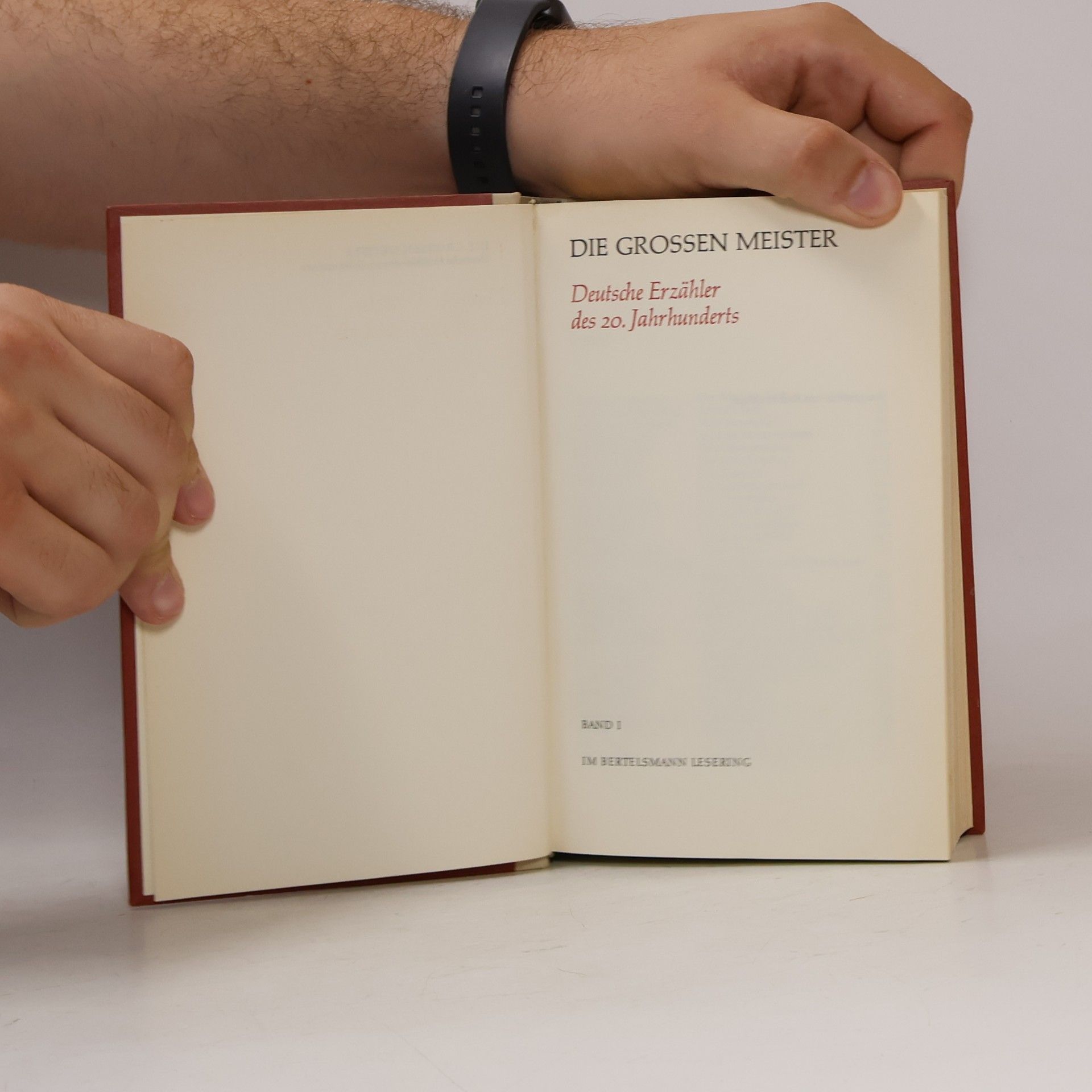 Various authors Die Grossen Meister I. Deutsche Erzähler des 20. Jahrhunderts