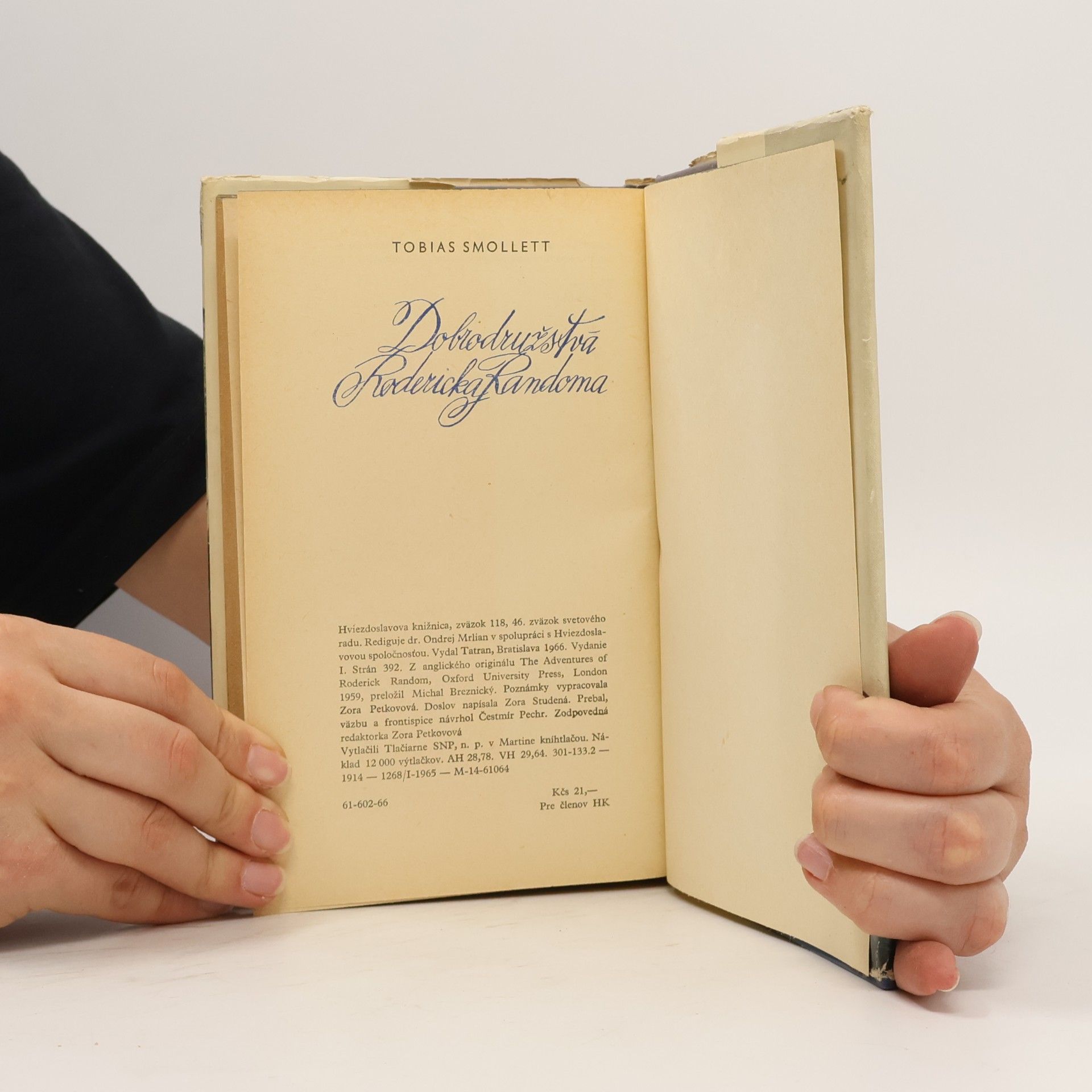 Tobias Smollett Dobrodružstvá Rodericka Randoma
