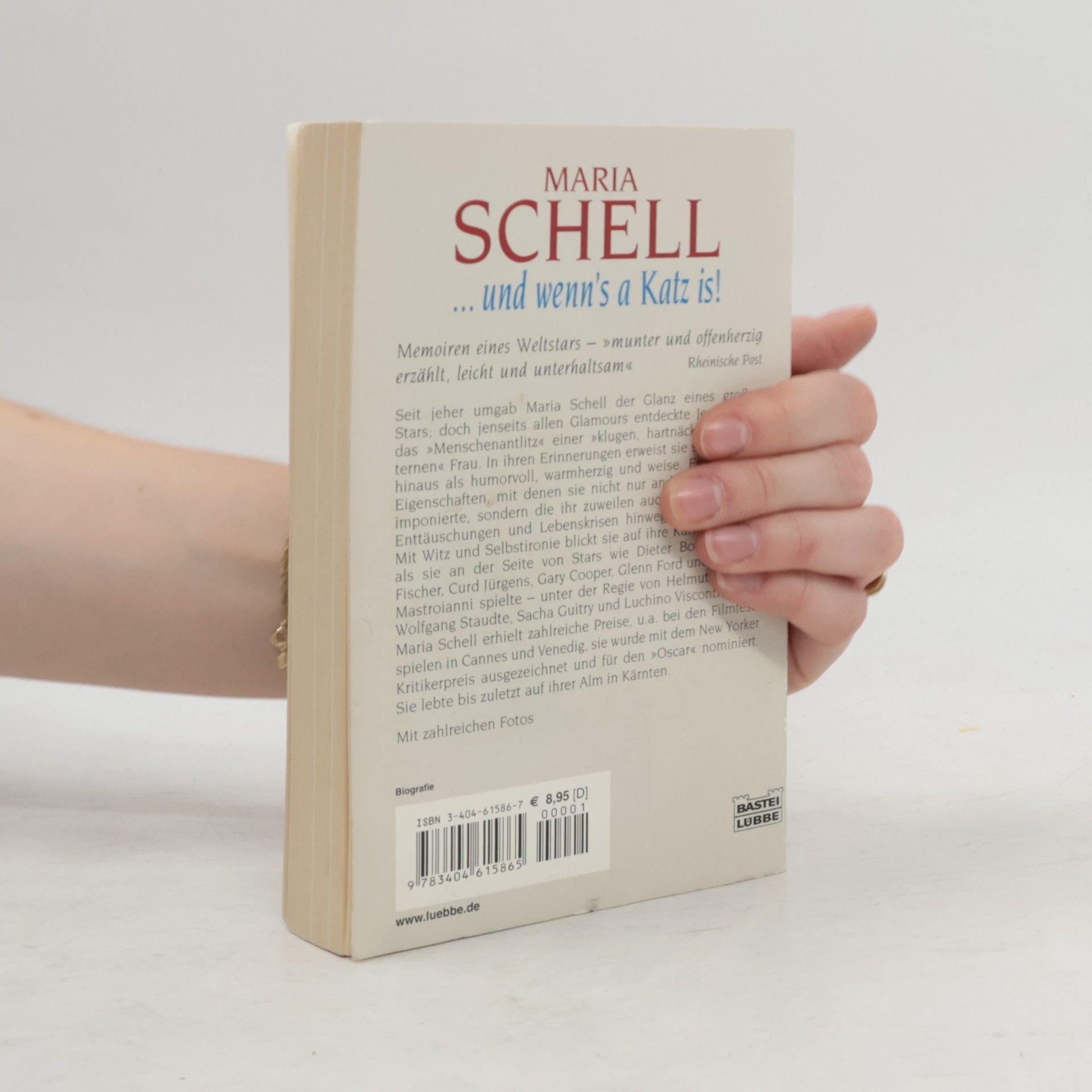 Maria Schell ... und wenn's a Katz is!