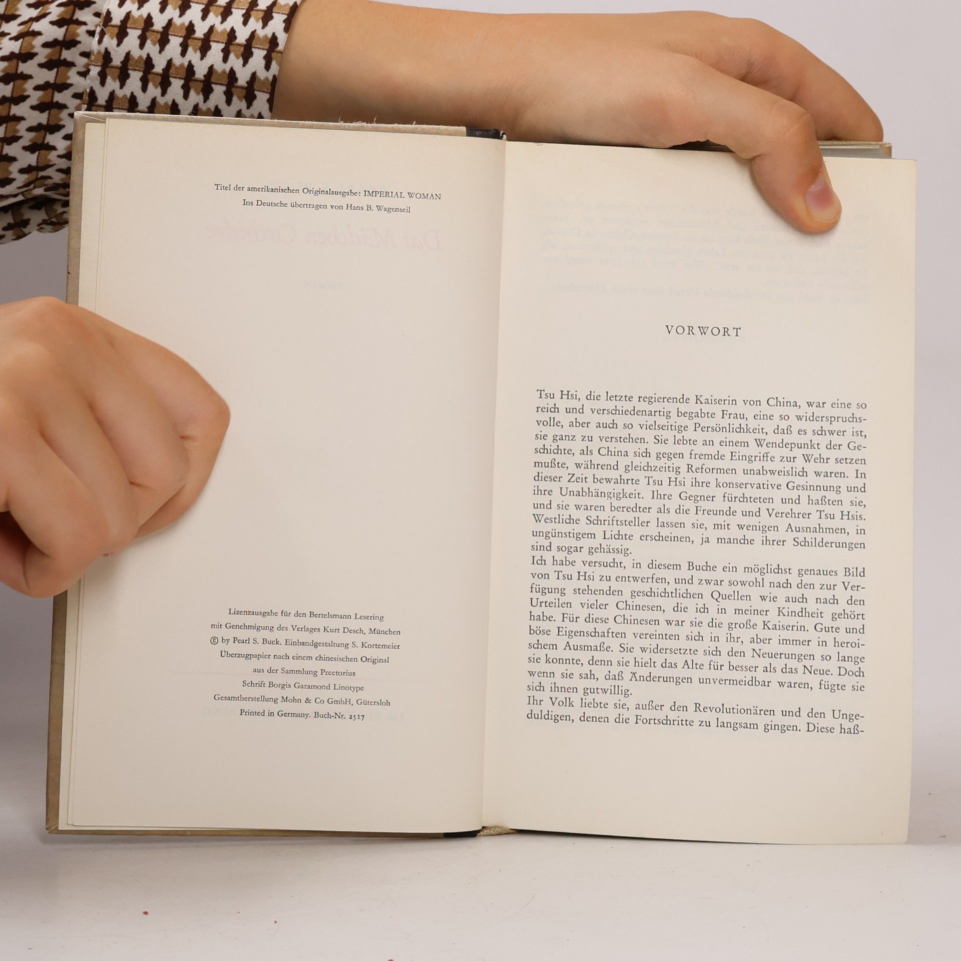 Pearl S. Buck Das Mädchen Orchidee