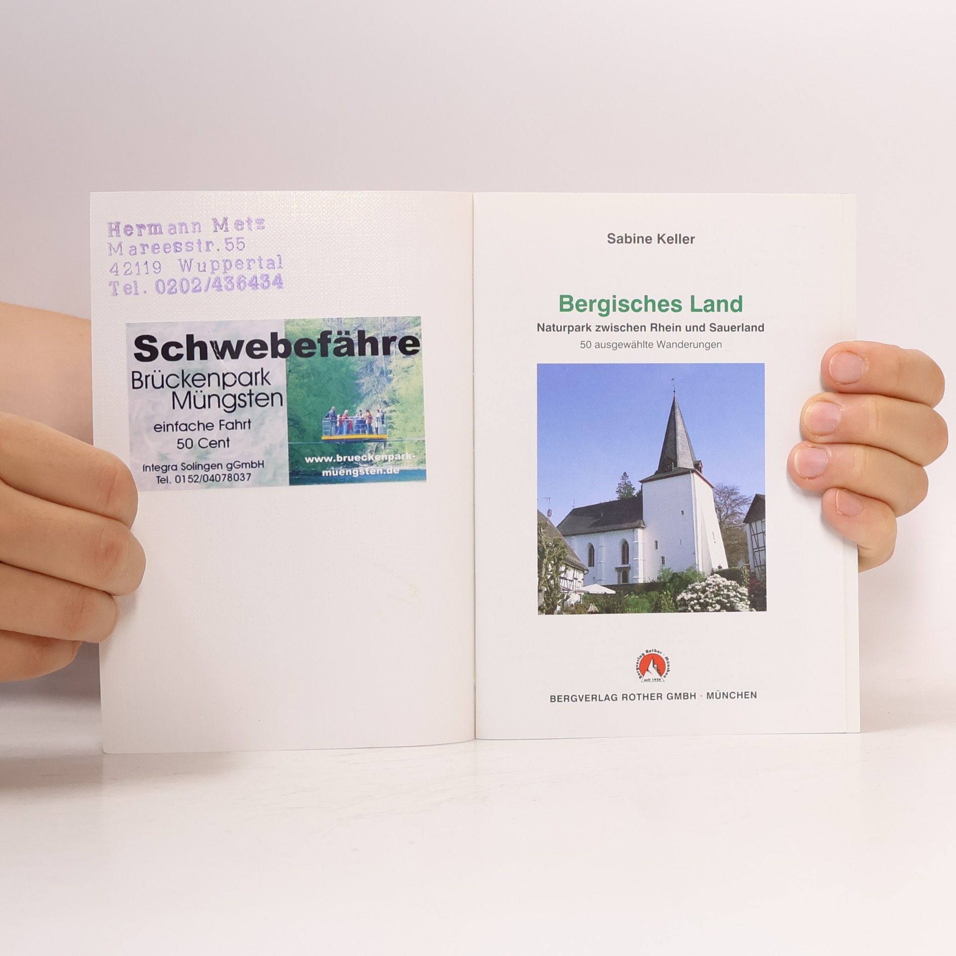 Sabine Keller Rother Wanderführer: Bergisches Land