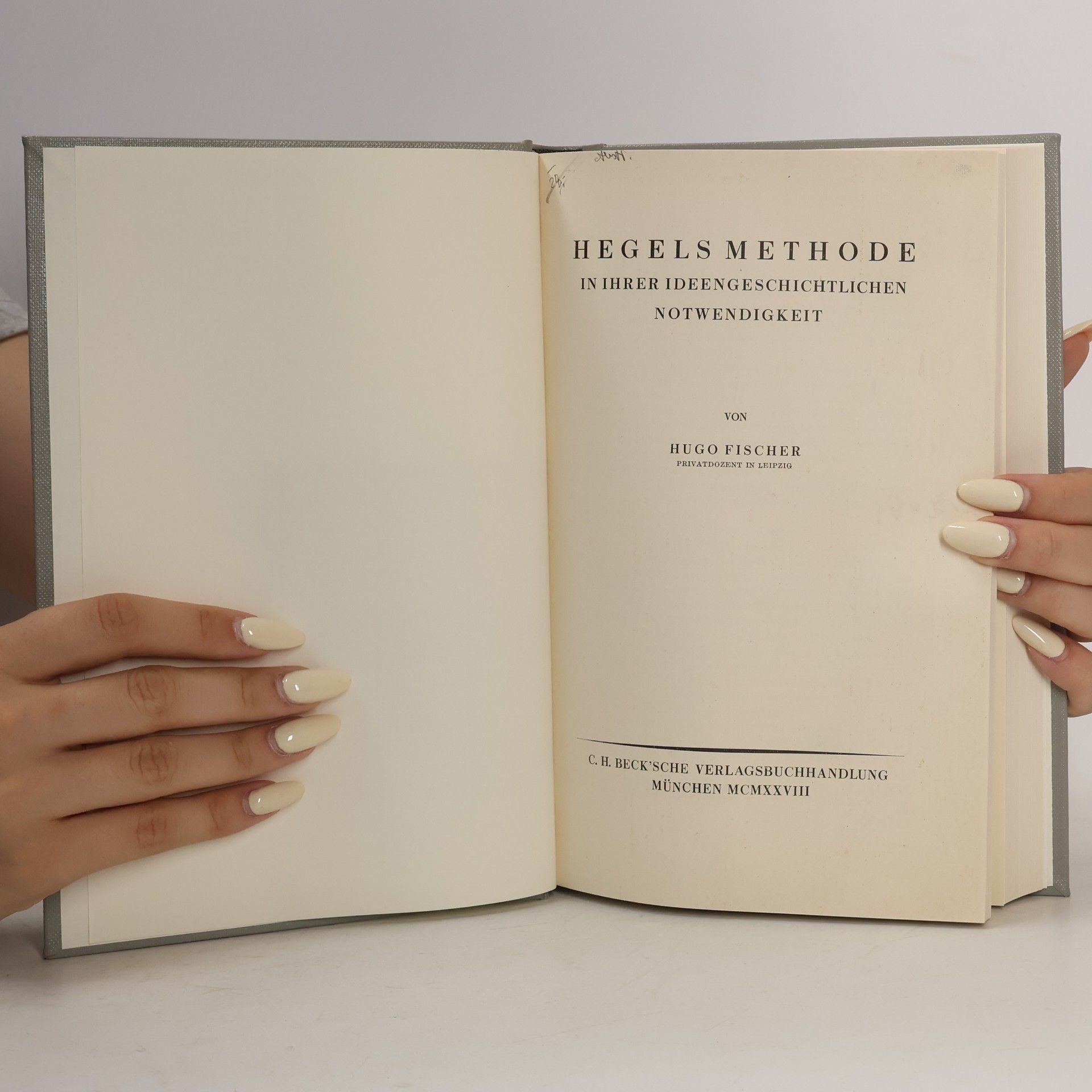 Hugo Fischer Hegels Methode