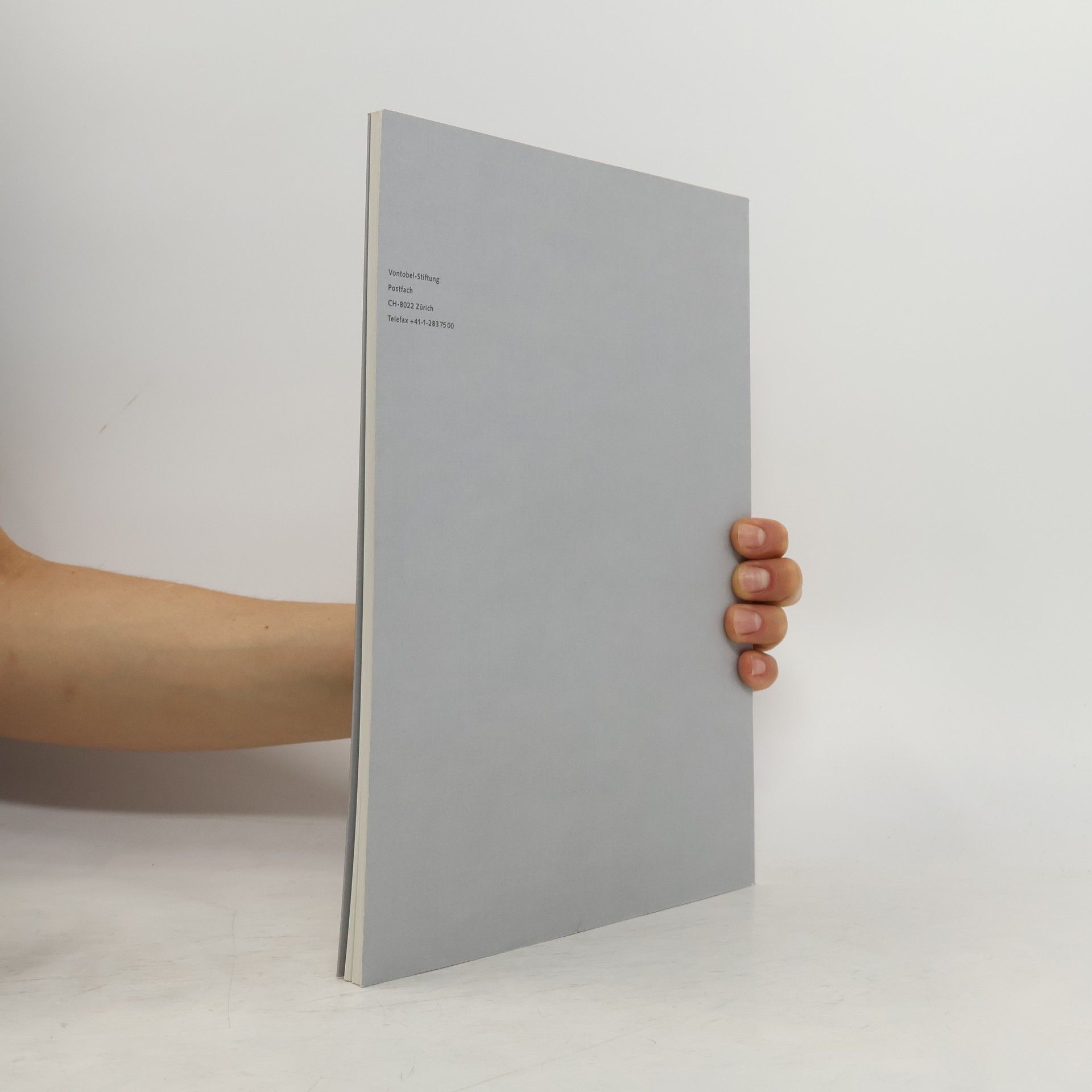 Autorenkollektiv Vontobel-Stiftung Schriftenreihe. Rücken