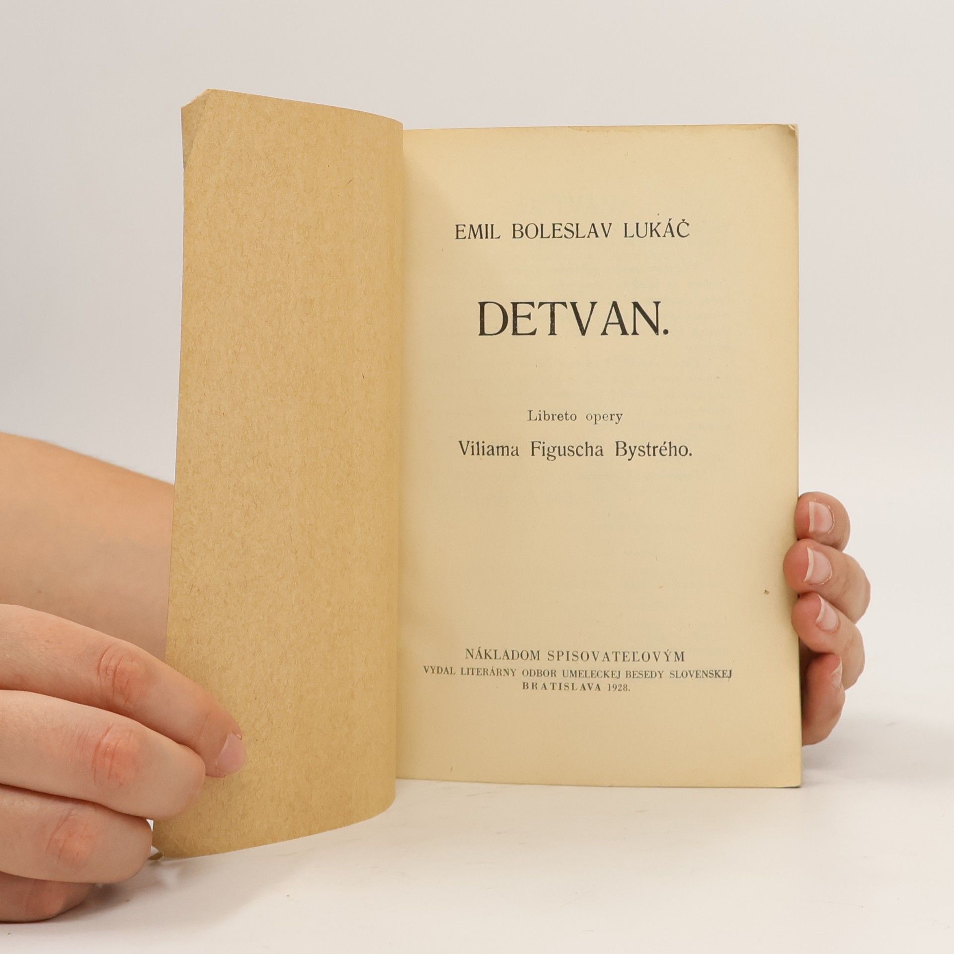Emil Boleslav Lukáč Detvan