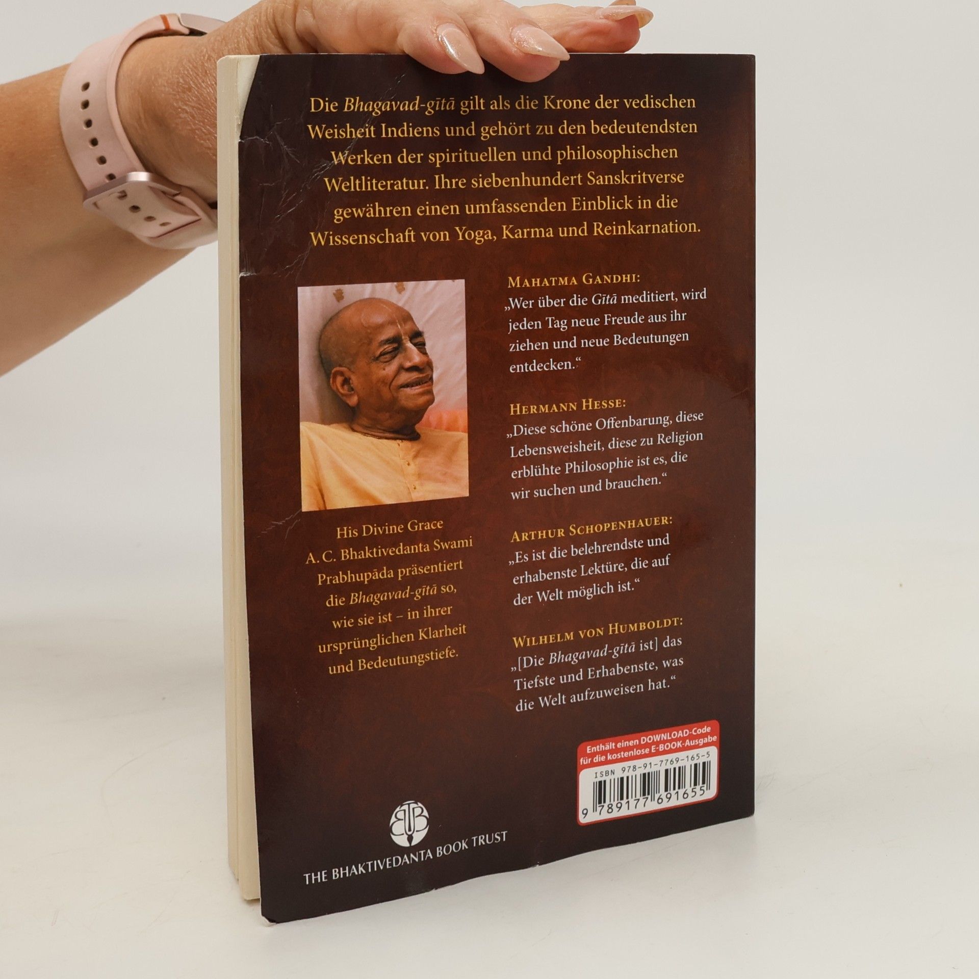 Šrí Šrímad A. Č. Bhaktivédanta Swami Prabhupáda Bhagavad-gita wie sie ist