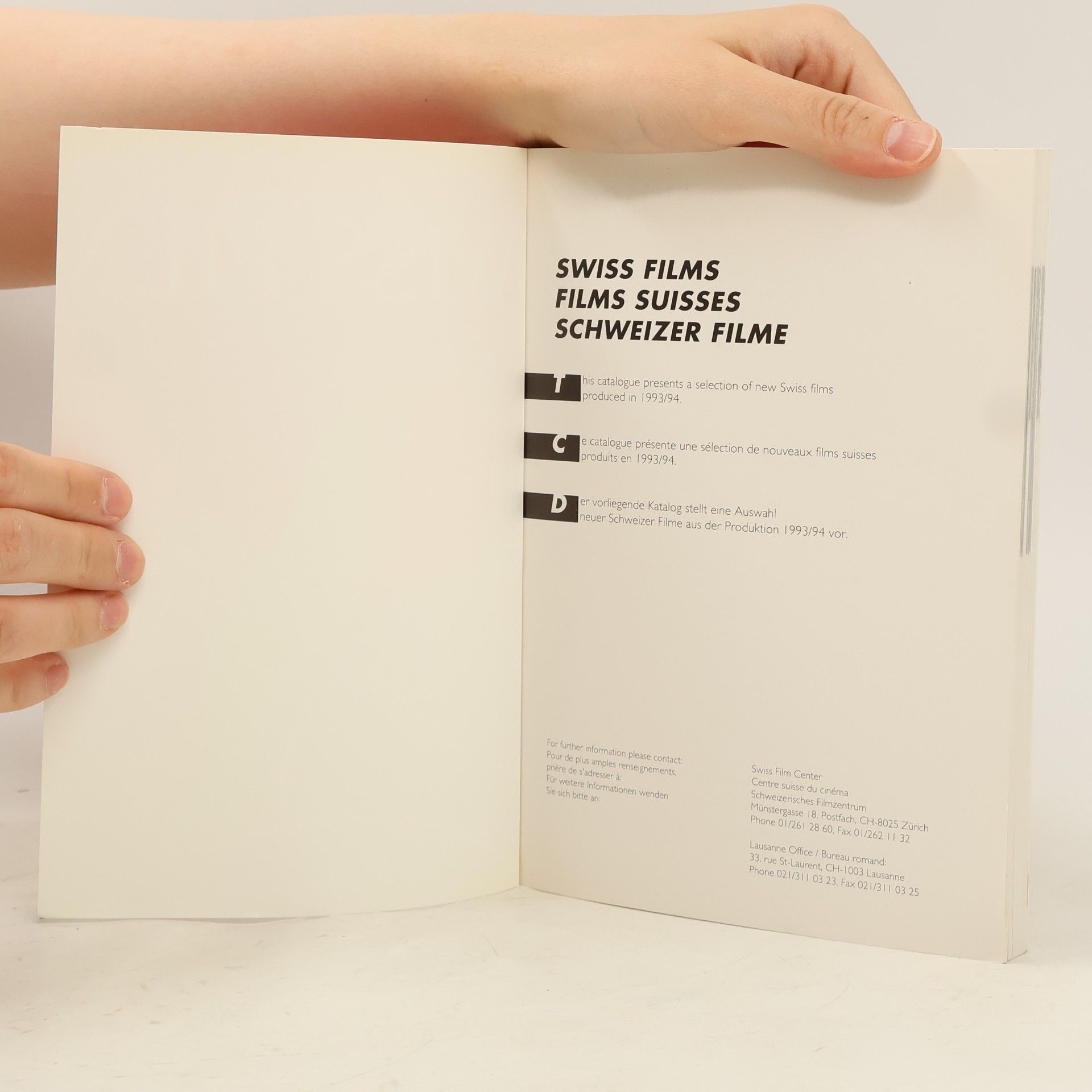 Various authors Swiss Film 1994