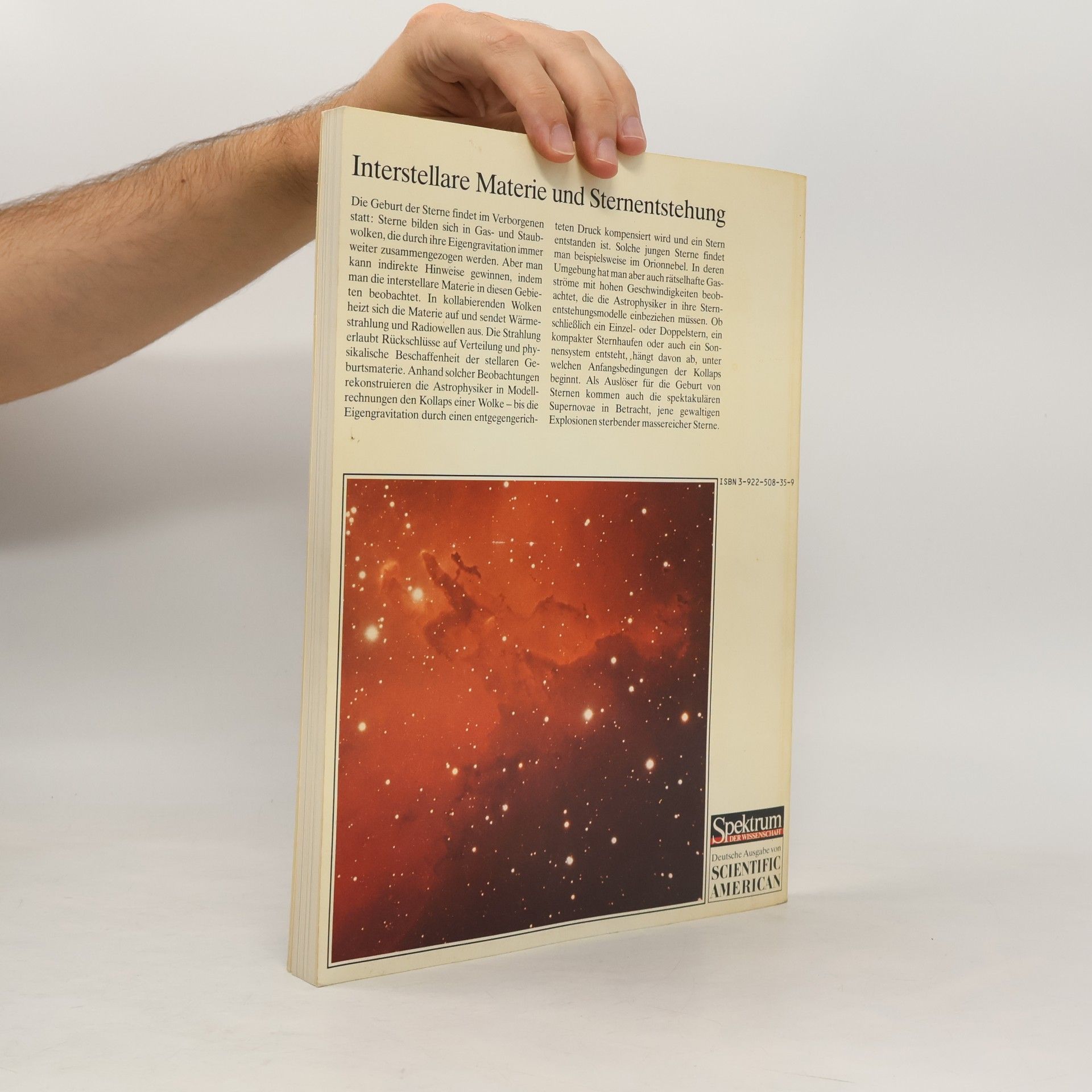 Joachim Krautter Spektrum der Wissenschaft: Verständliche Forschung: Die Entstehung der Sterne