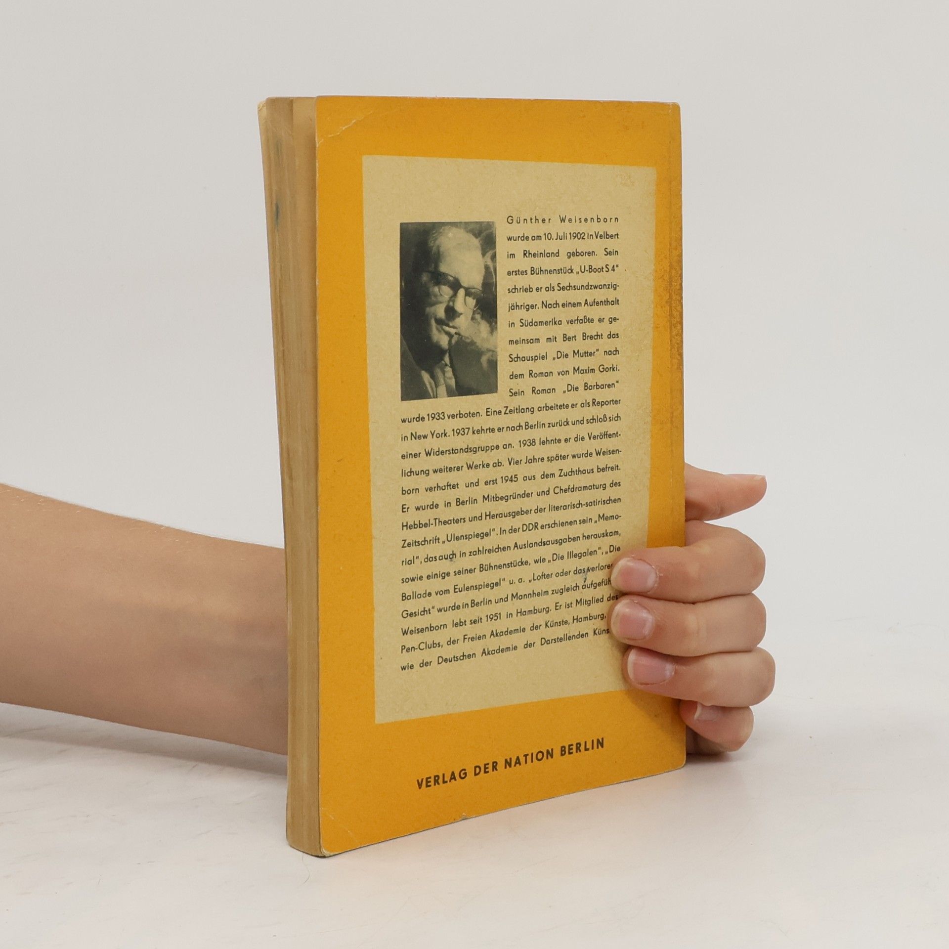 Günther Weisenborn Die Furie