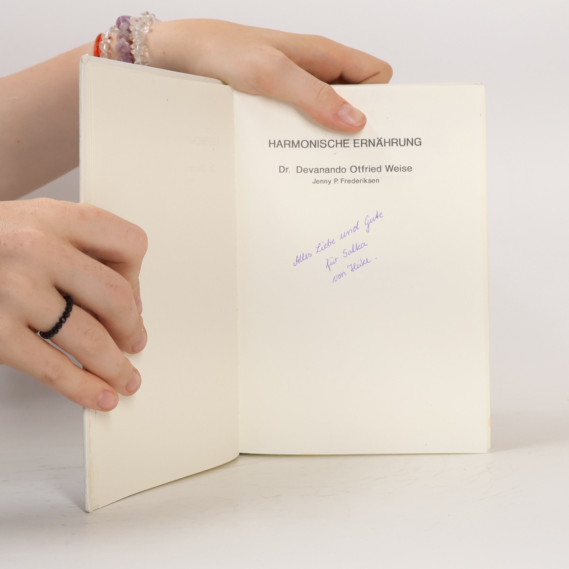 Otfried Weise Harmonische Ernährung